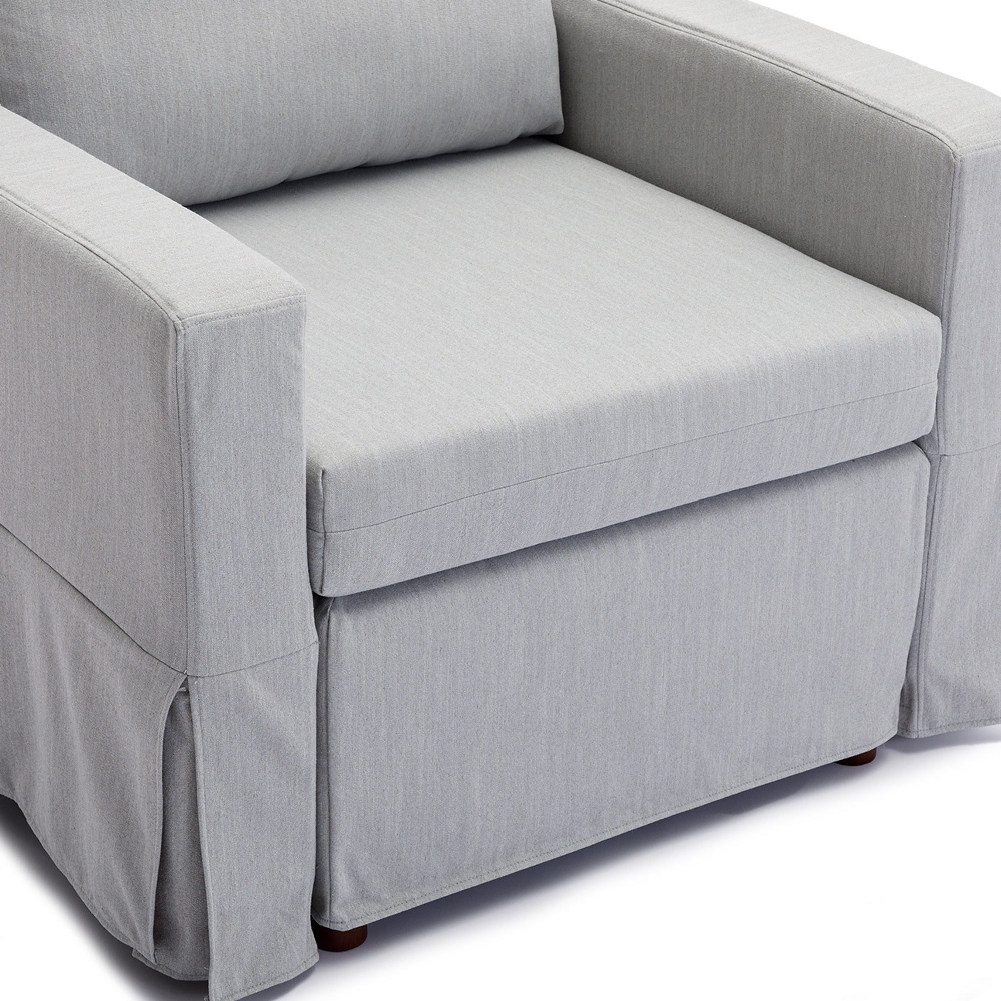 4 Seat Module Sectional Sofa Couch With 1 Ottoman,Seat Cushion and Back Cushion Removable and Washable,Light Grey