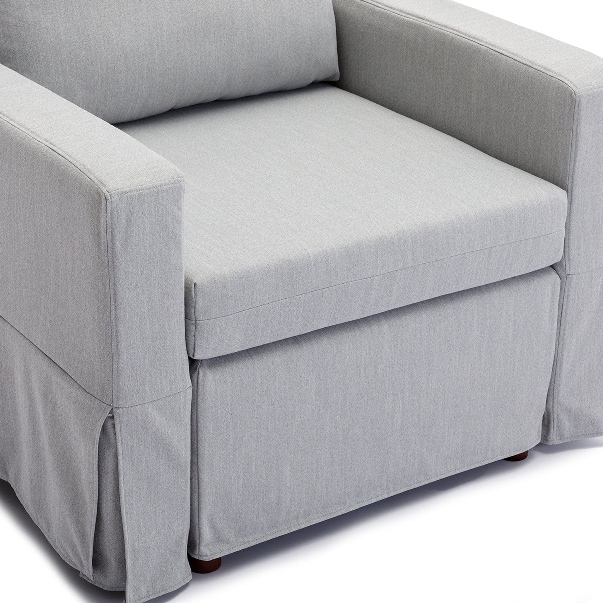 3 Seat Module Sectional Sofa Couch With 2 Ottoman,Seat Cushion and Back Cushion Removable and Washable,Light Grey