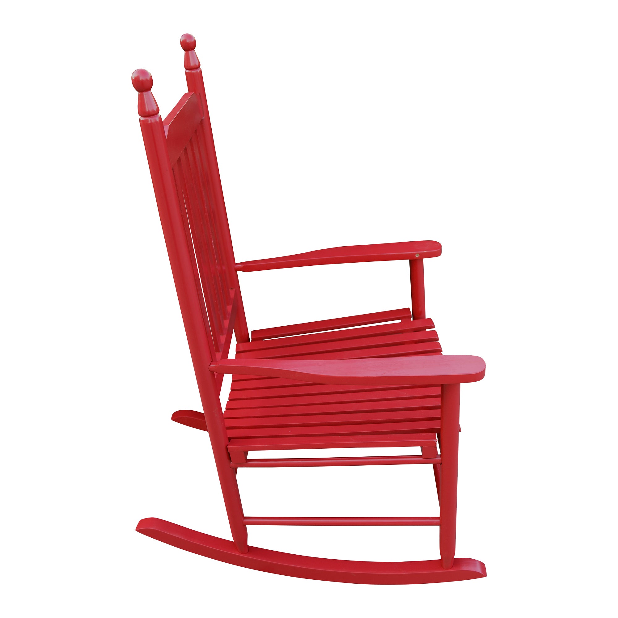 Wooden porch rocker chair  Rose Red