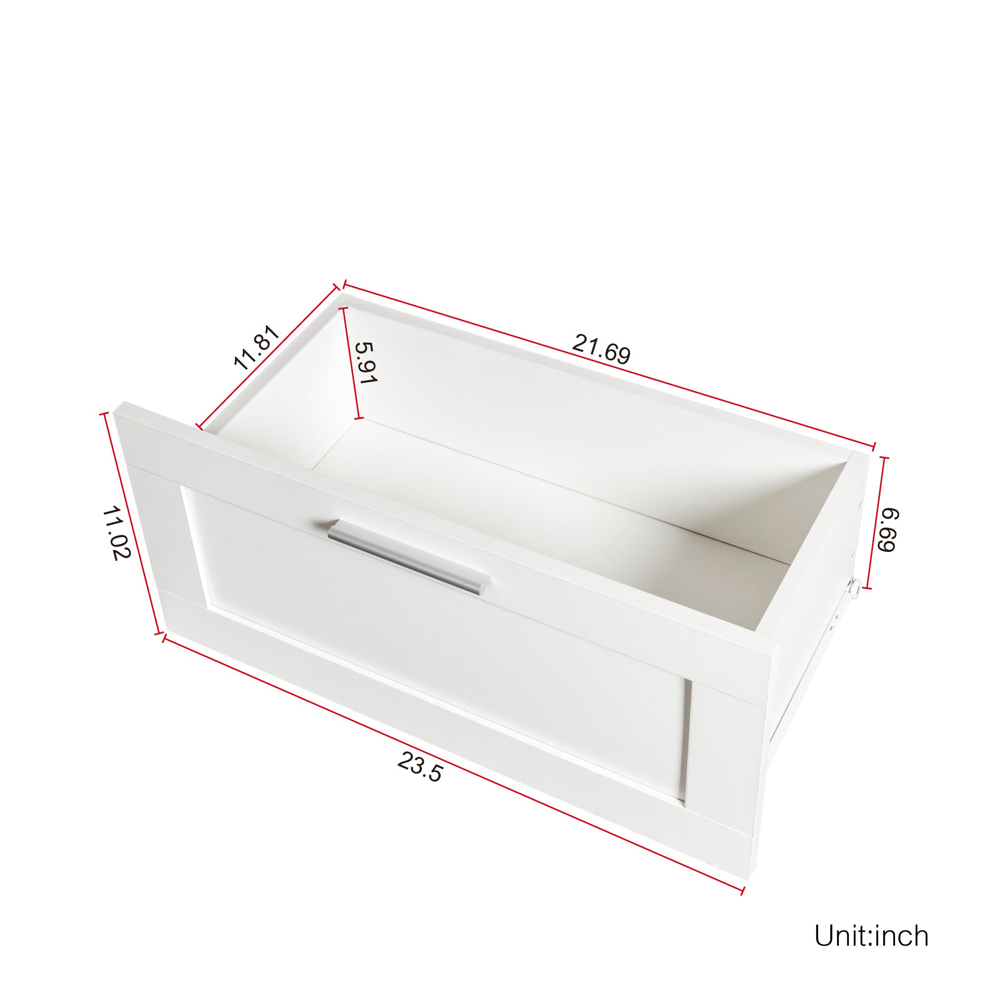 White modern minimalist TV cabinet 80 inch TV stand, open locker Living Room Bedroom