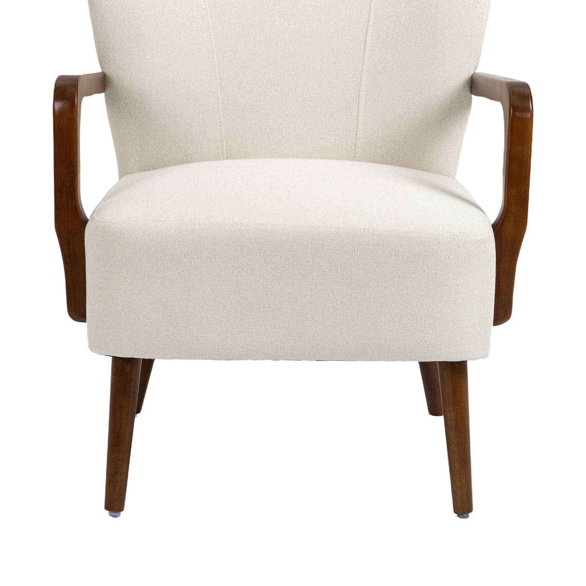 COOLMORE Wood Frame Armchair,  Modern Accent Chair Lounge Chair for Living Room