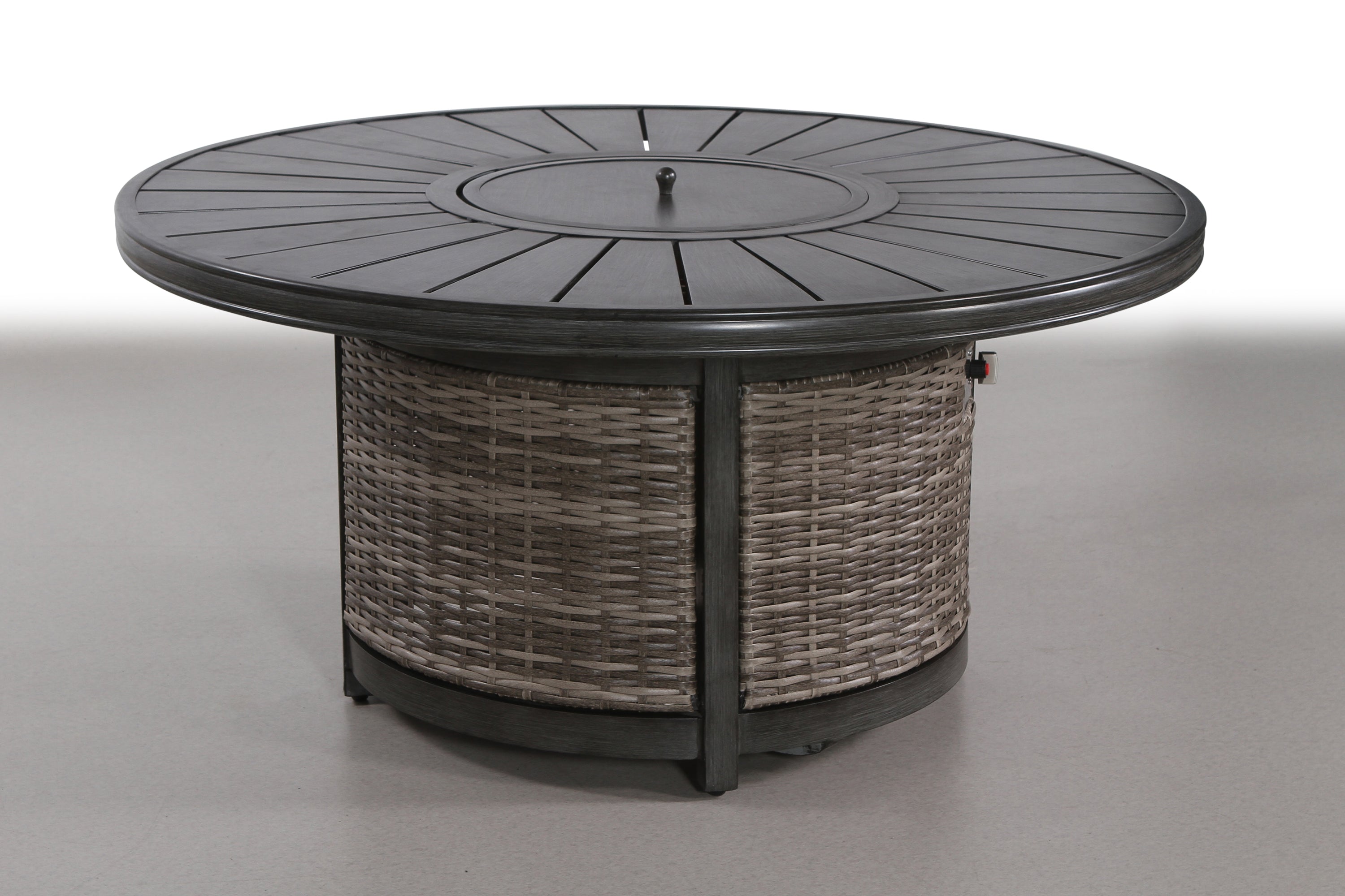 Living Source International 25 H x 52 W Propane Outdoor Fire Pit Table