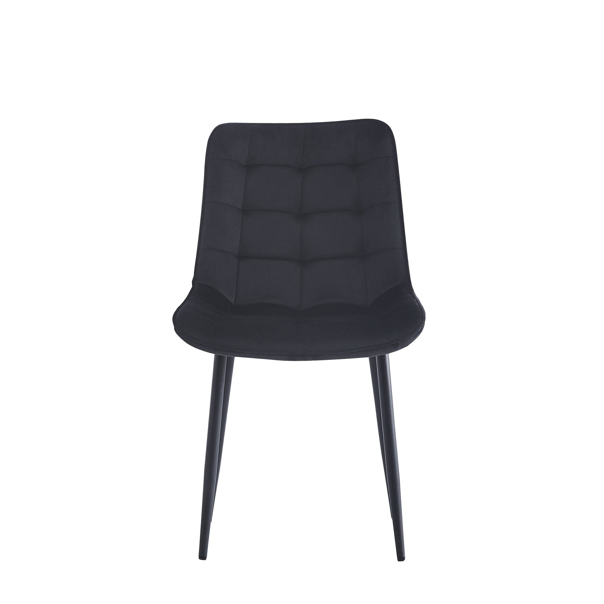 Dining Chair 2PCS（BLACK），Modern style，New technology，Suitable for restaurants, cafes, taverns, offices, living rooms, reception rooms.Simple structure, easy installation.