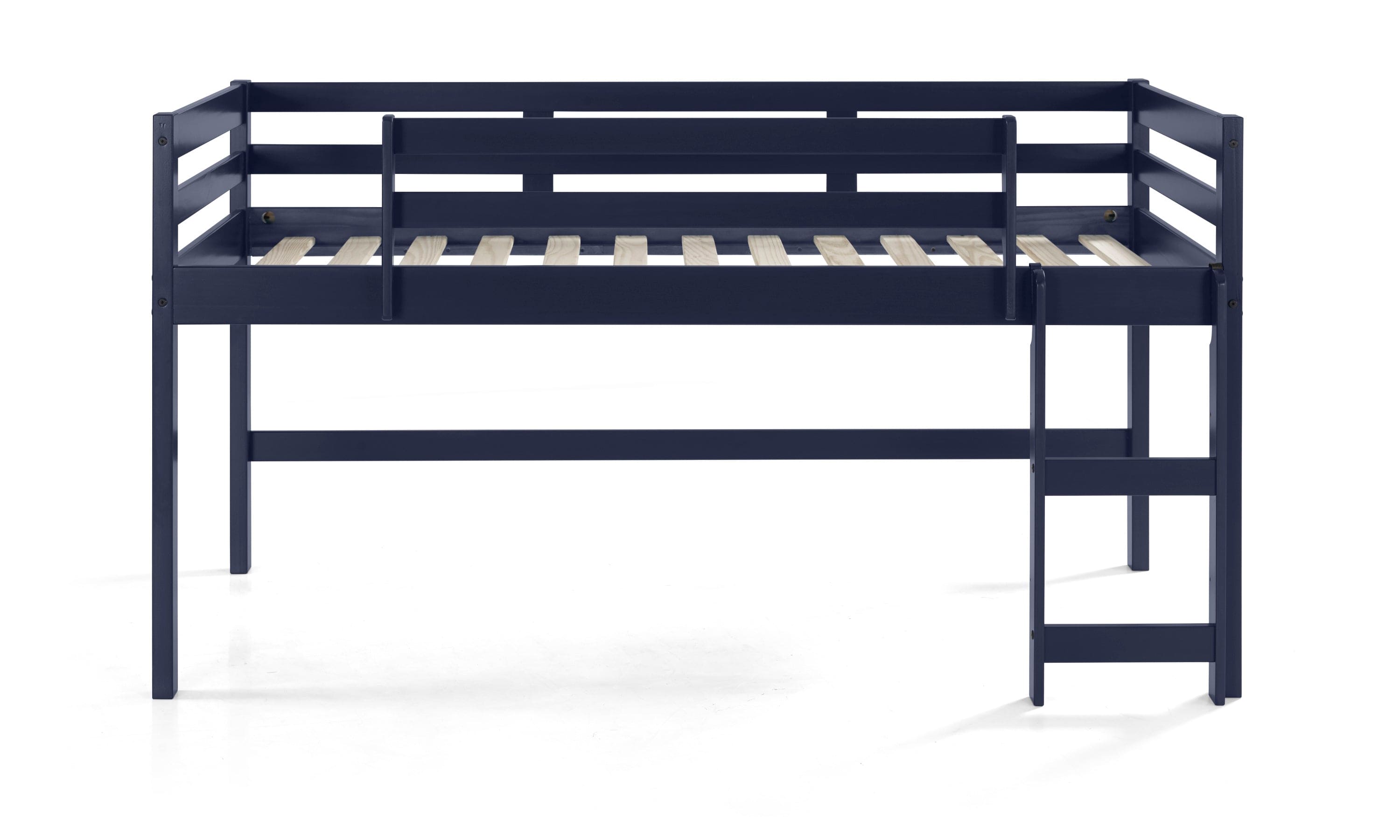 ACME Lara Twin Loft Bed, Navy Blue Finish 38260