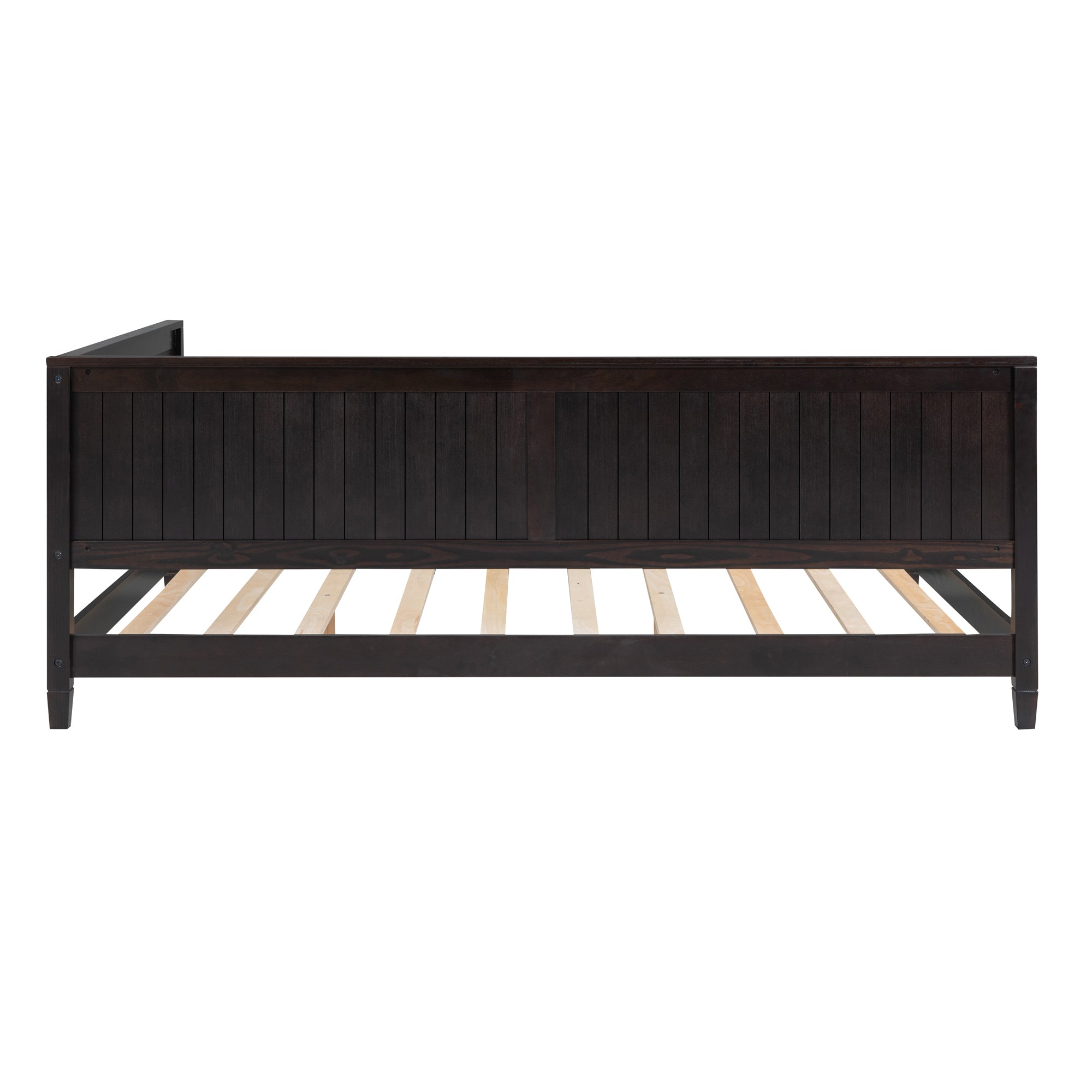 Full Size Wood Daybed/Sofa Bed, Espresso