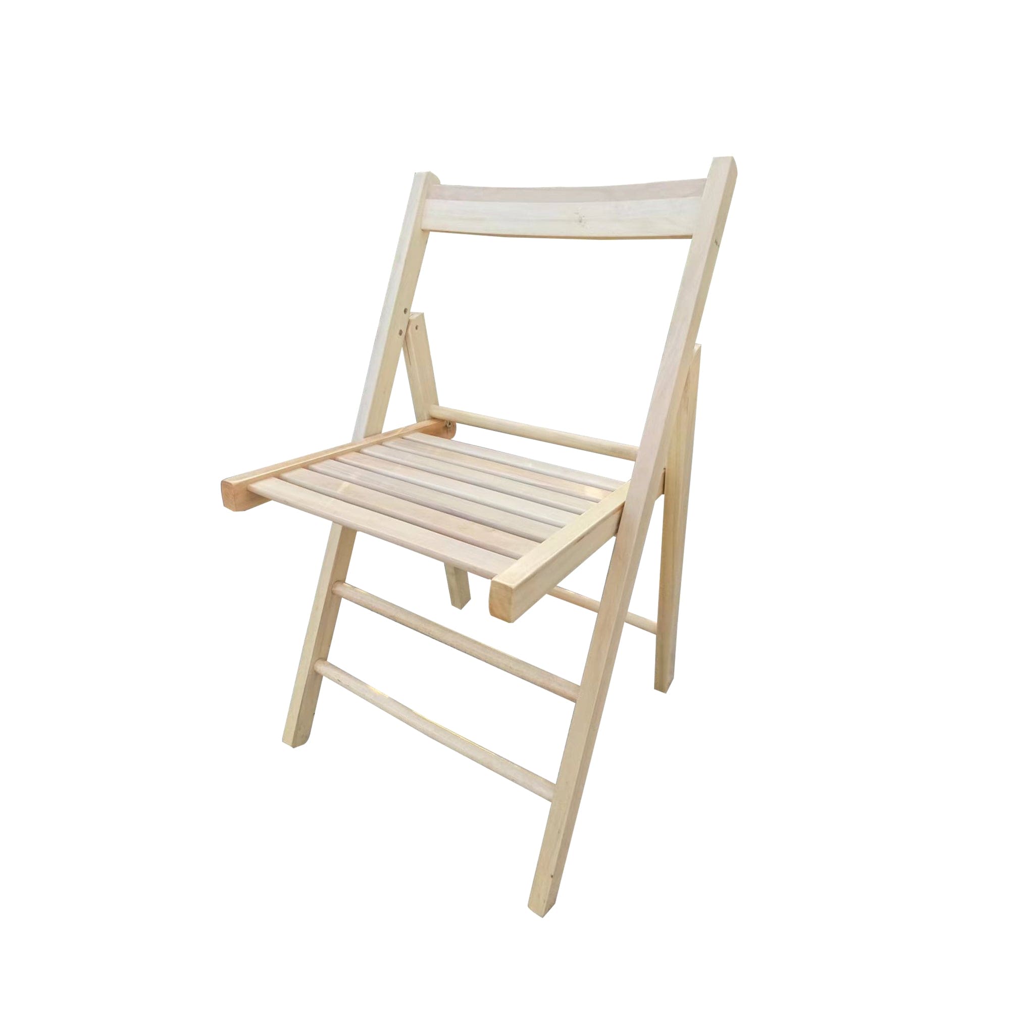 FOLDING CHAIR-2/S, FOLDABLE STYLE -NATURAL