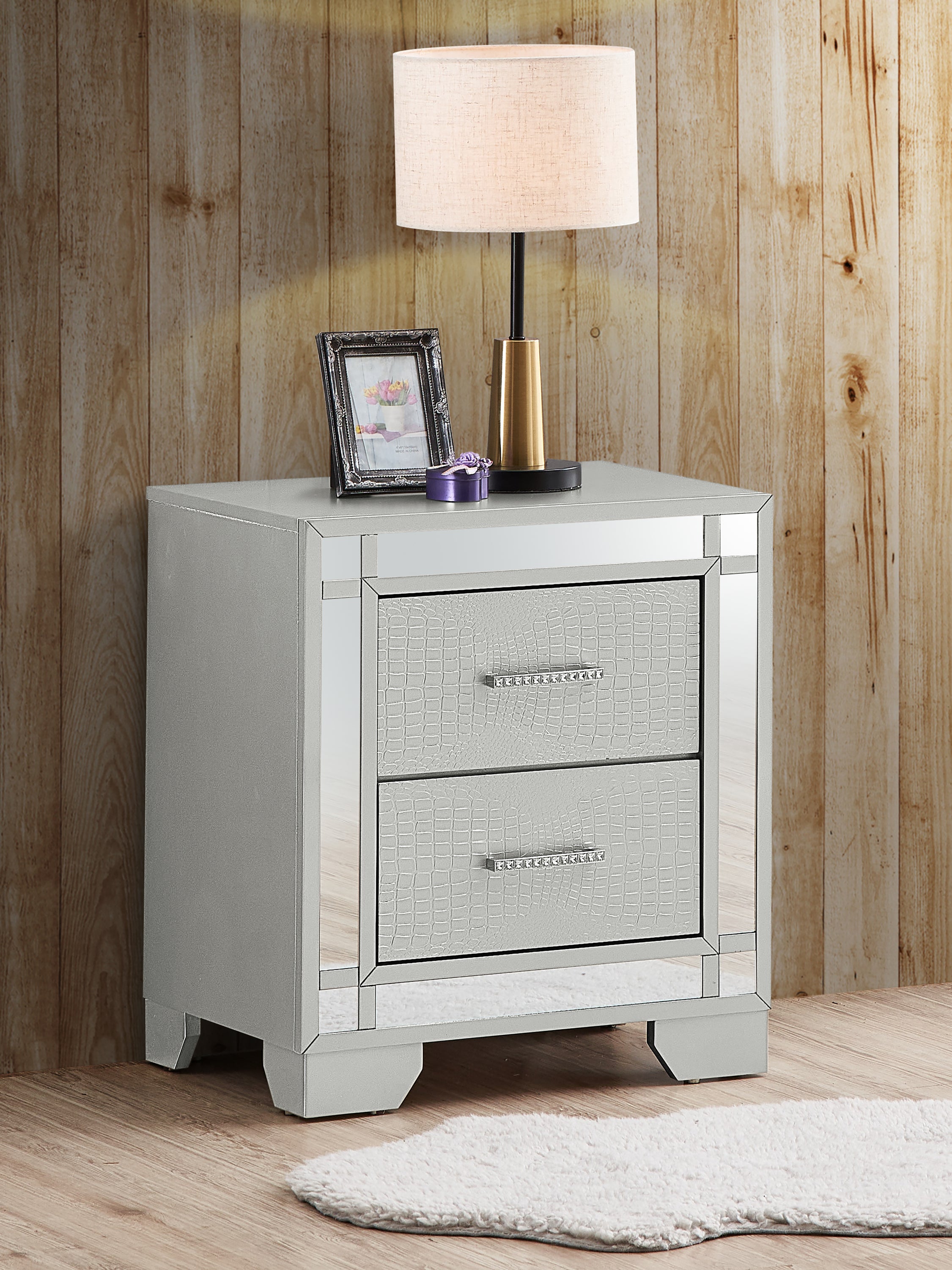 Glory Furniture Madison G6600-N  , Silver Champagne