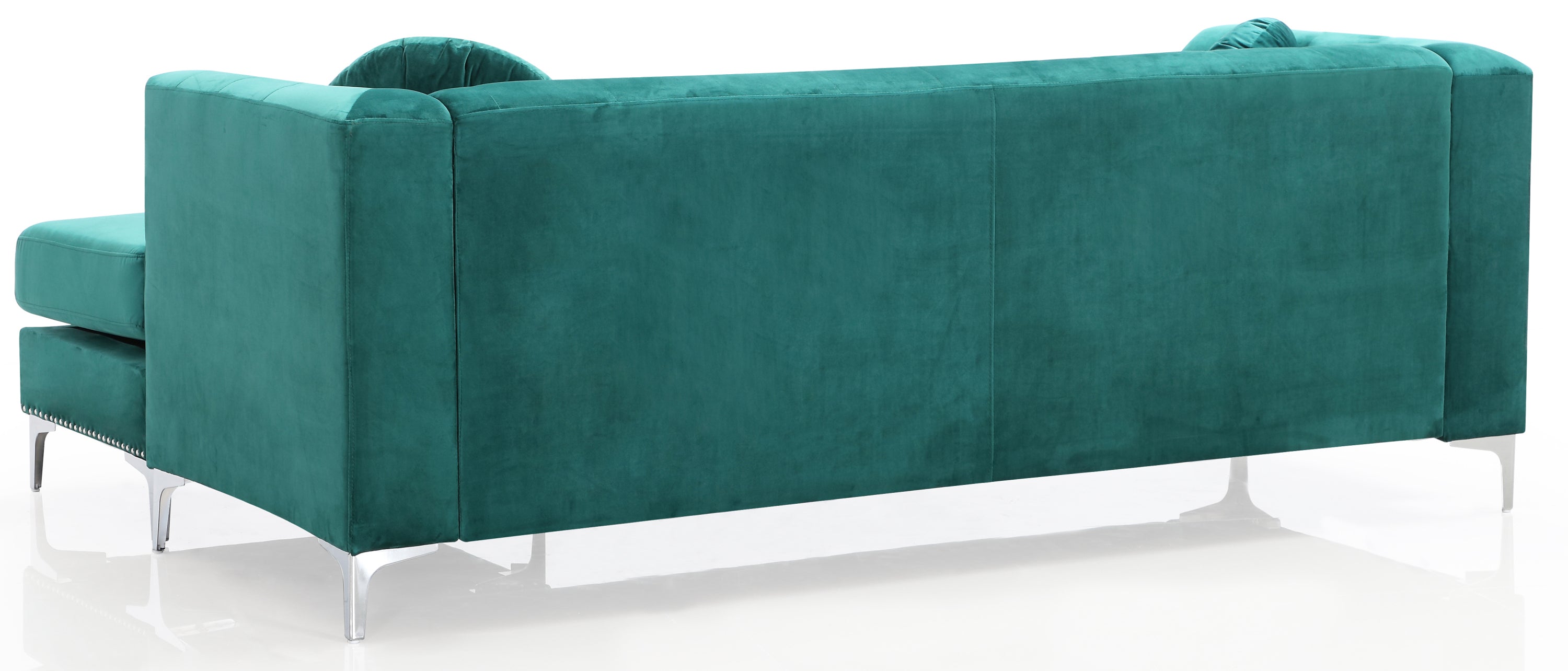 Glory Furniture Pompano G895B-SC Sofa Chaise ( 3 Boxes ) , GREEN