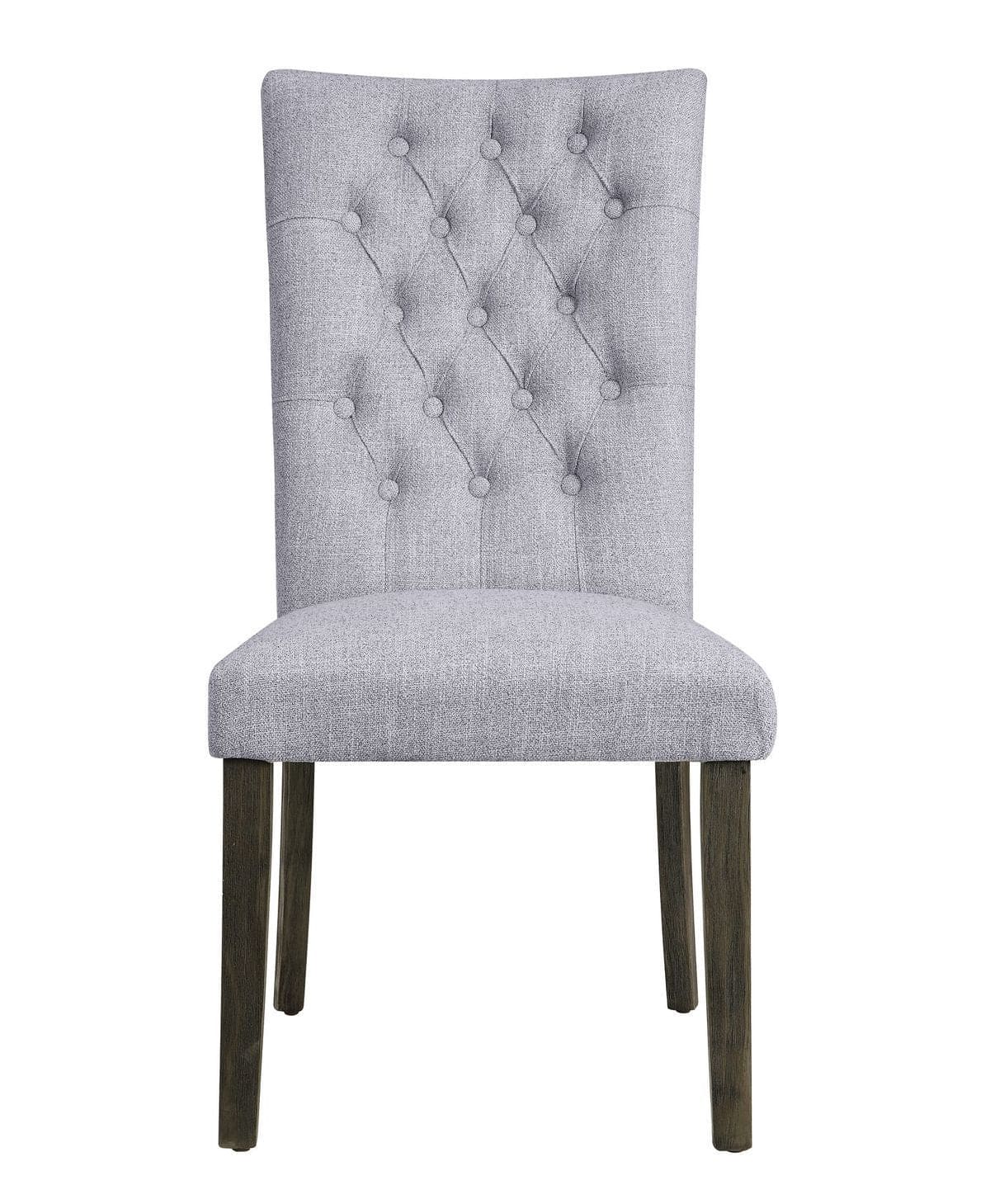 ACME Merel Side Chair (Set-2) in Gray Fabric & Gray Oak 70168