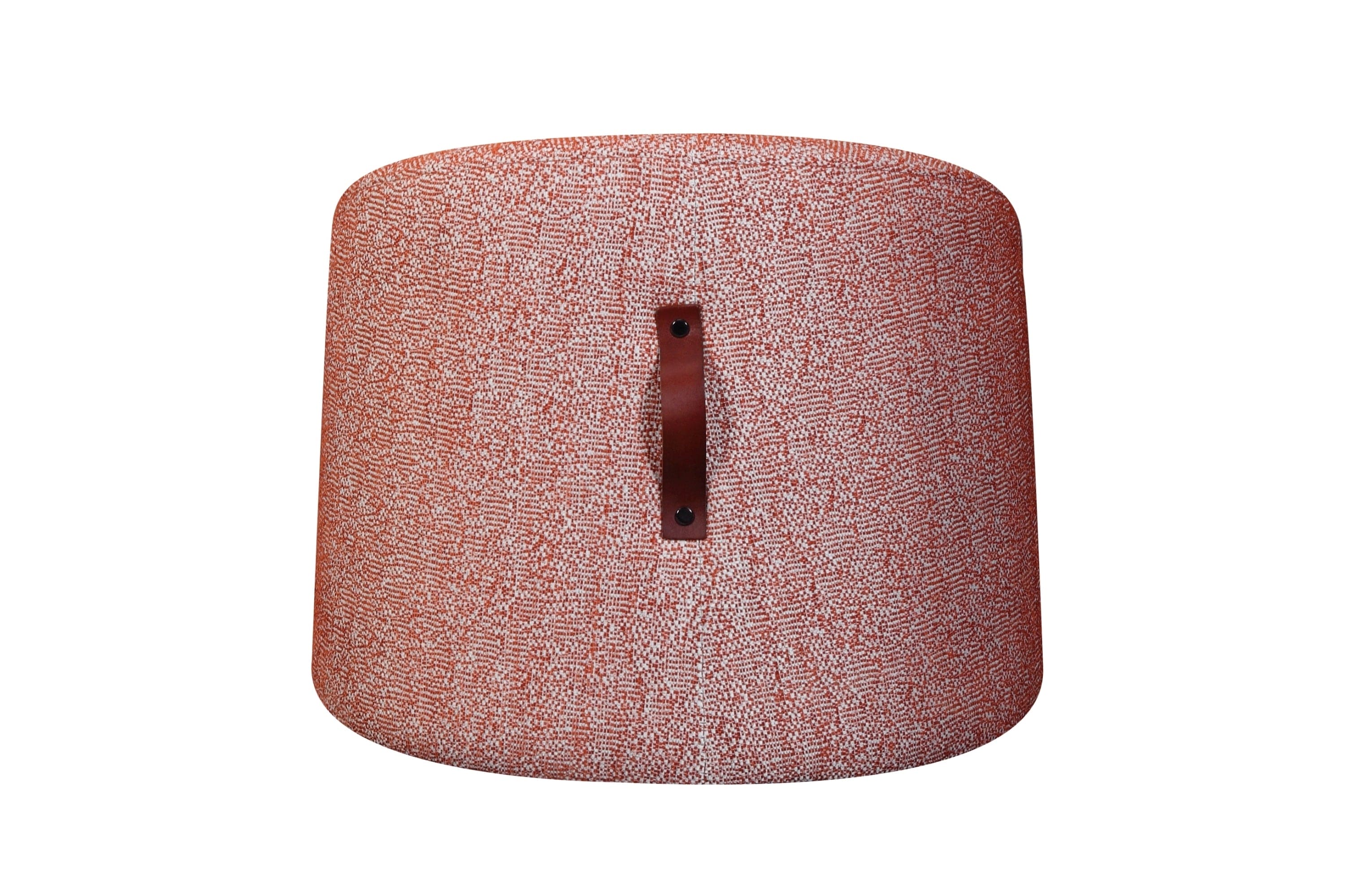 CRESCENT PUFF OTTOMAN - RED