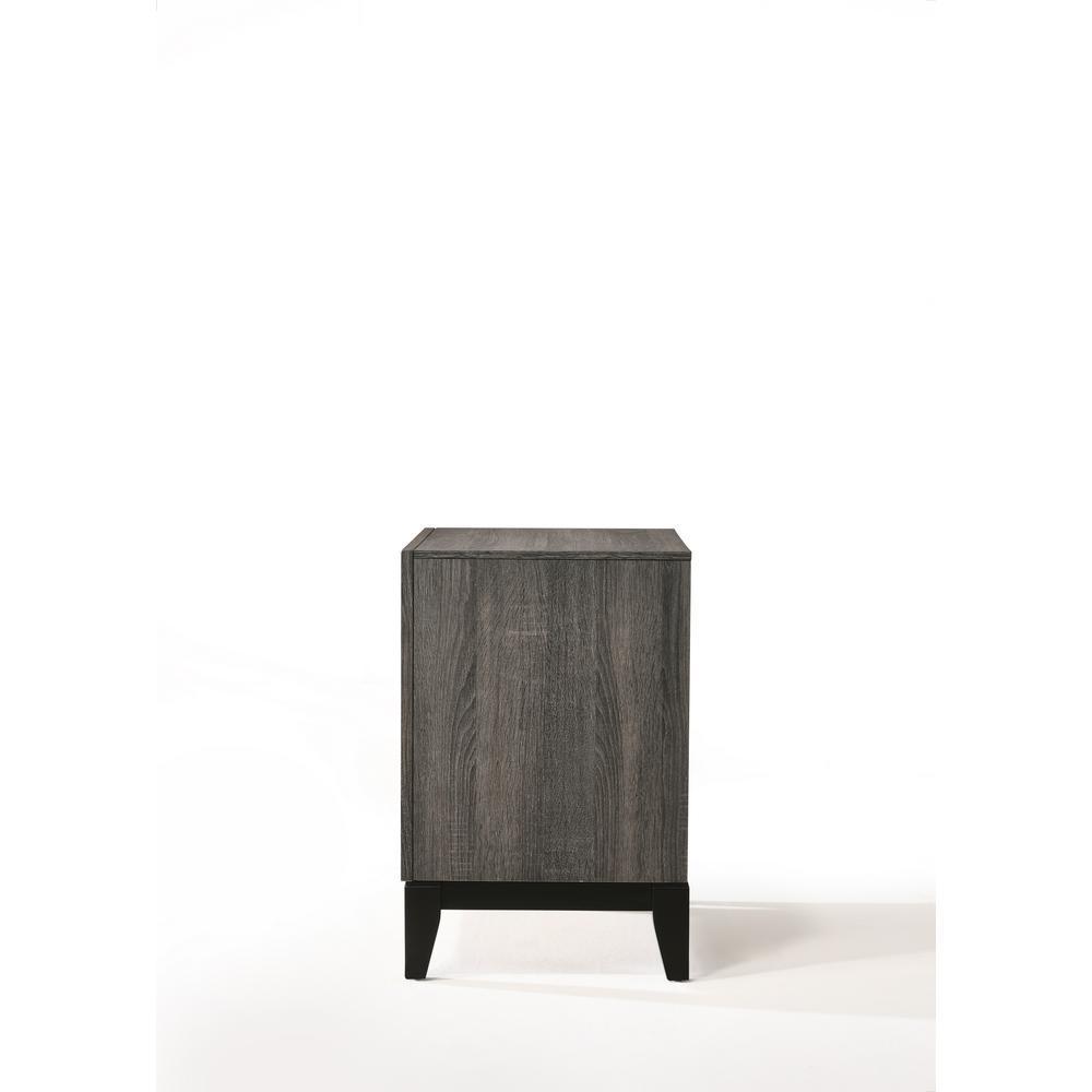 ACME Valdemar Nightstand in Weathered Gray 27053