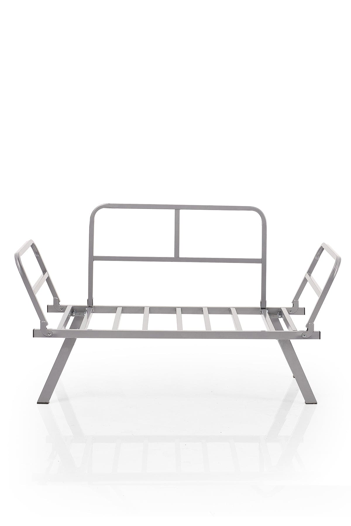 Alora Metal Legs Futon Love seat