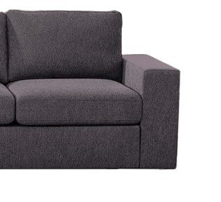 Jules 4 Seater Sofa in Dark Gray Linen