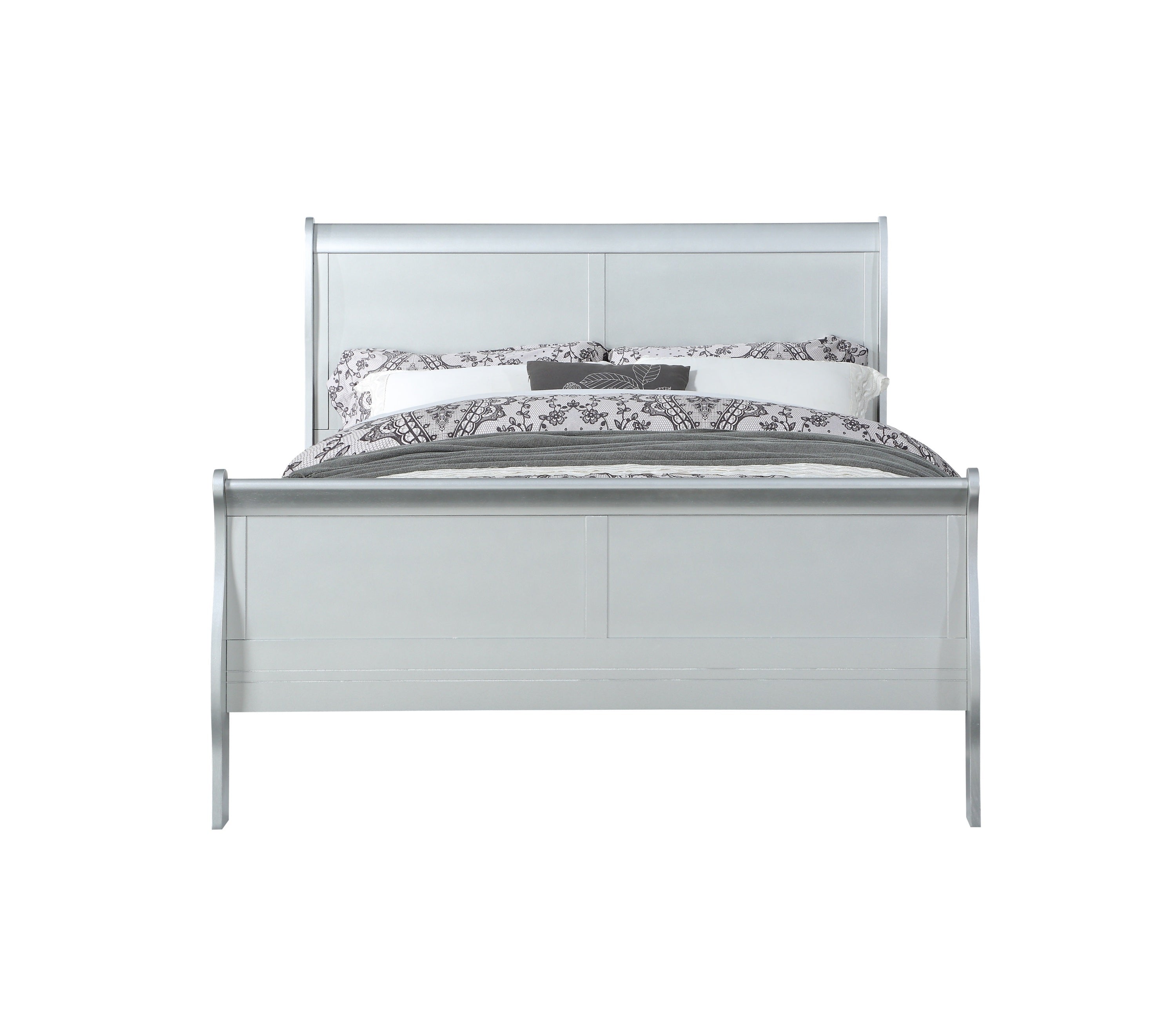 ACME Louis Philippe Queen Bed in Platinum 26730Q