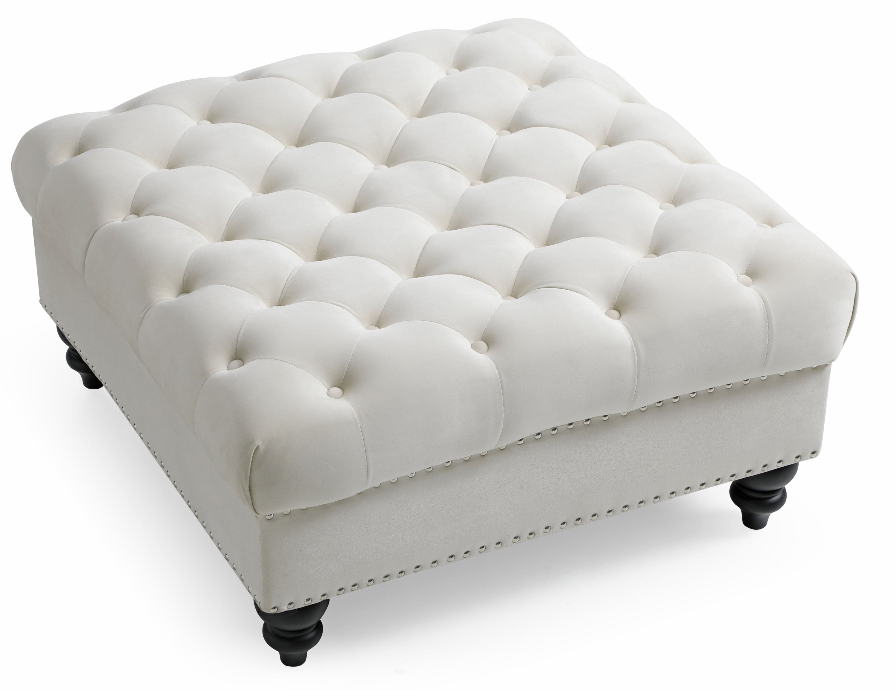 Glory Furniture Nola G0357-O Ottoman , IVORY