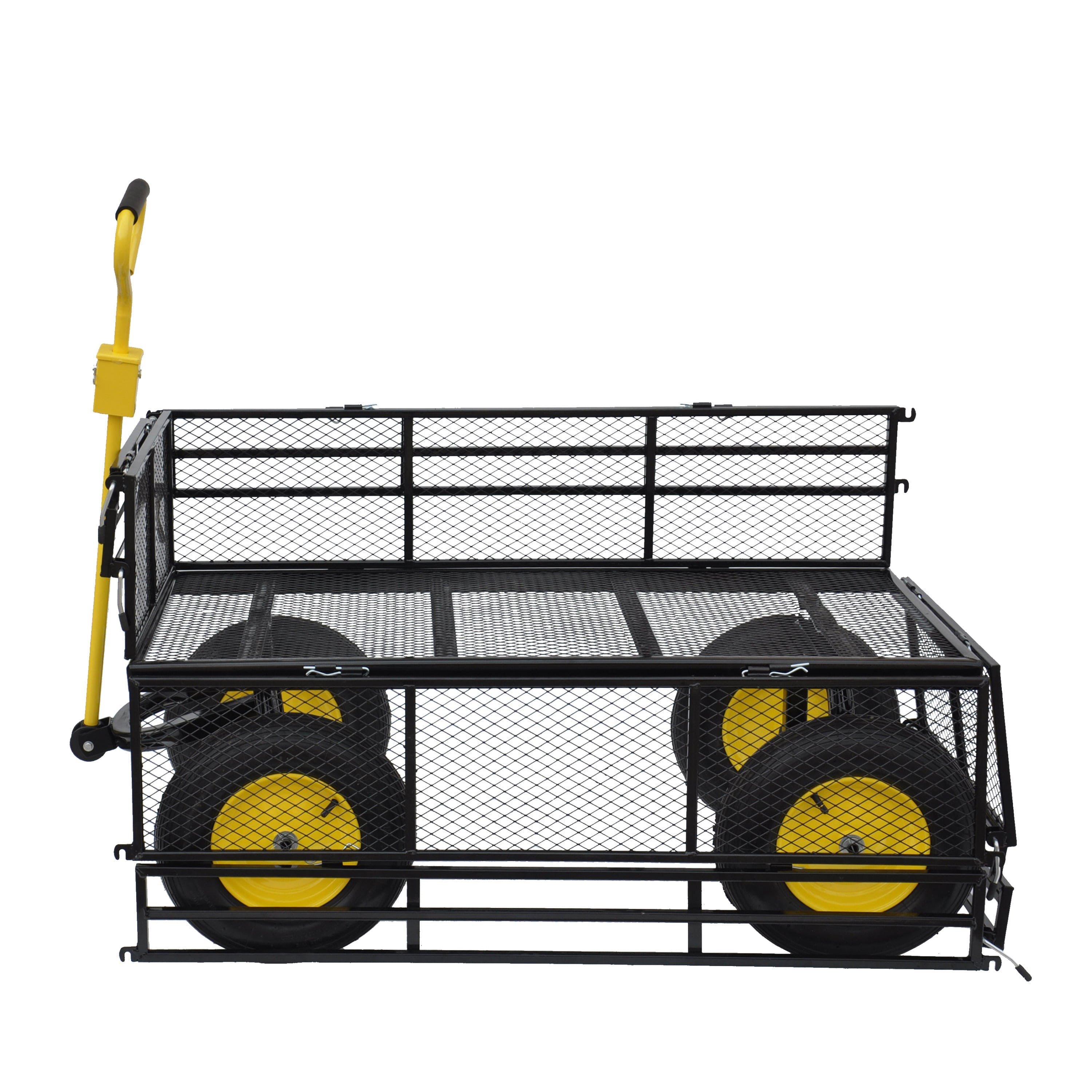 Big Wagon Cart Garden cart trucks make it easier to transport firewood Yellow+BlackB