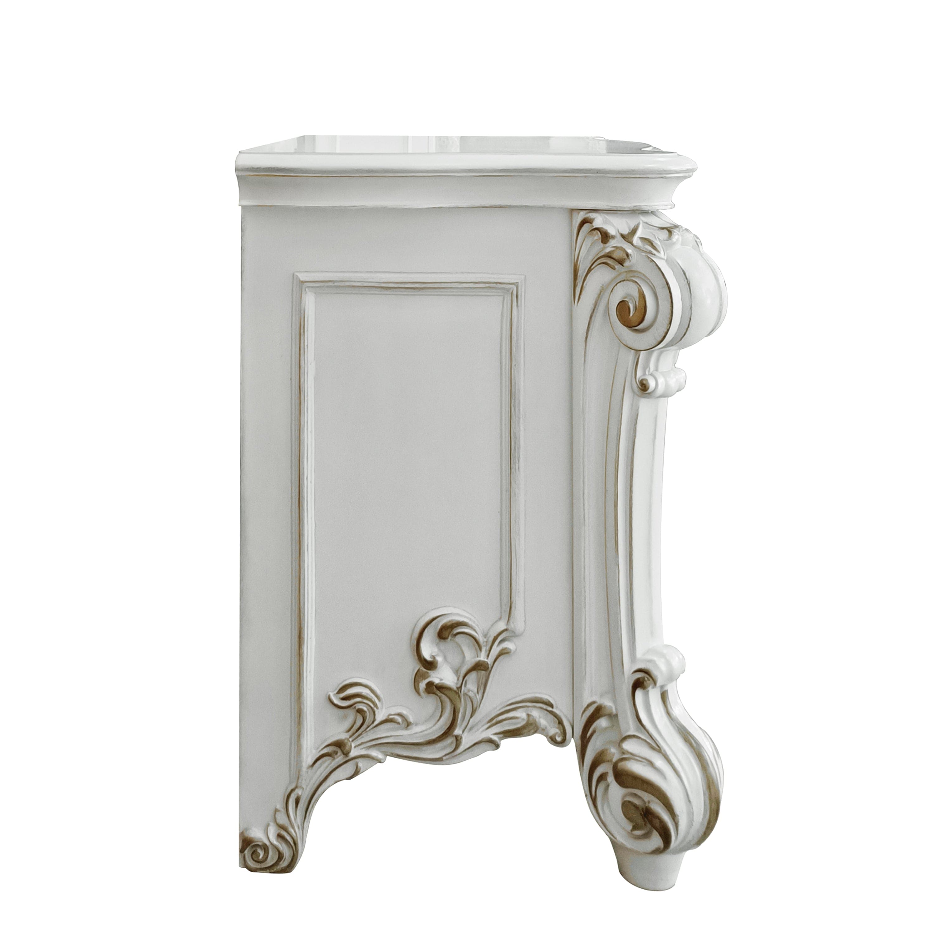 ACME Vendom Nightstand, Antique Pearl Finish BD01340