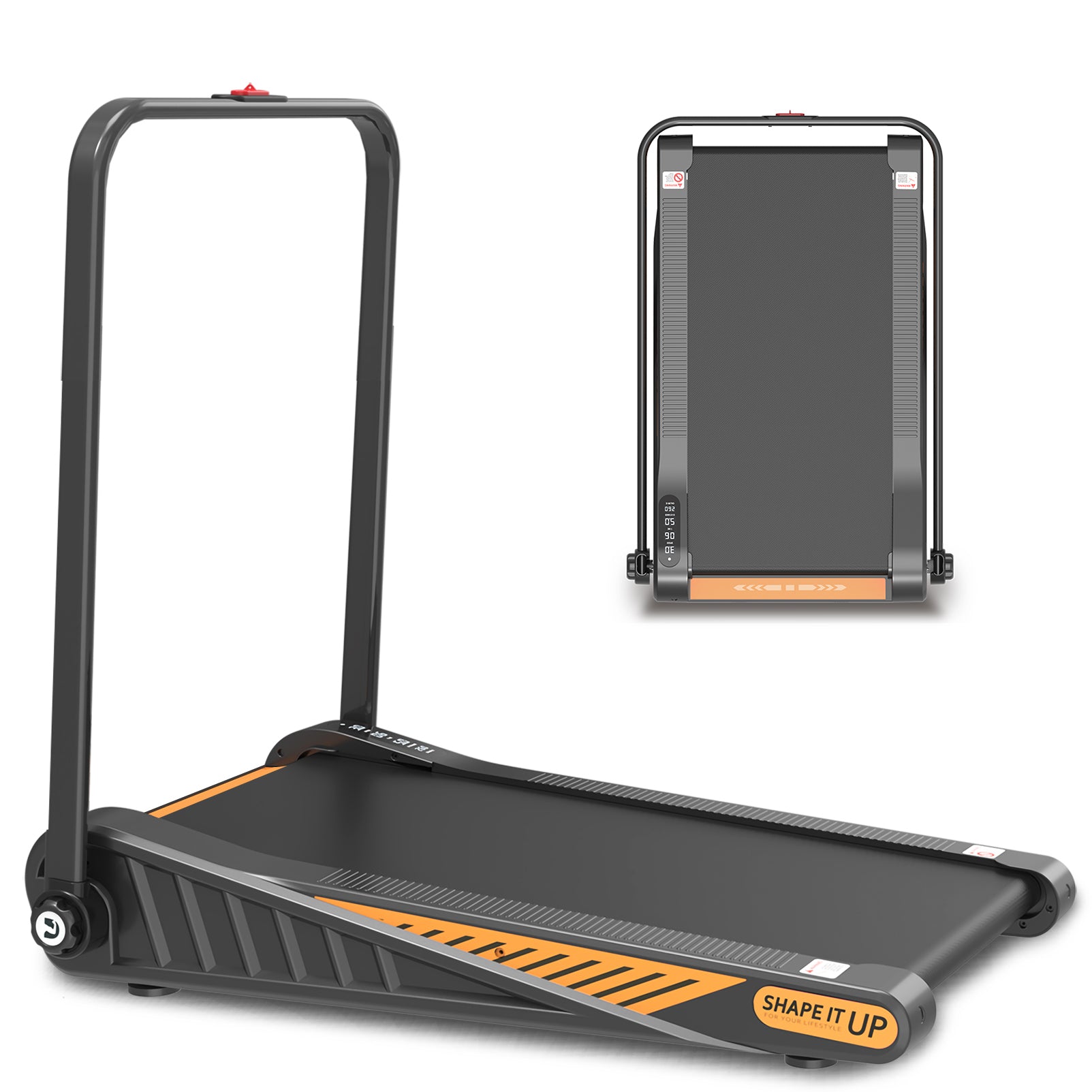 Under Desk Walking Pad, Treadmill 8% Incline 2.5HP 280LBS with Remote Control