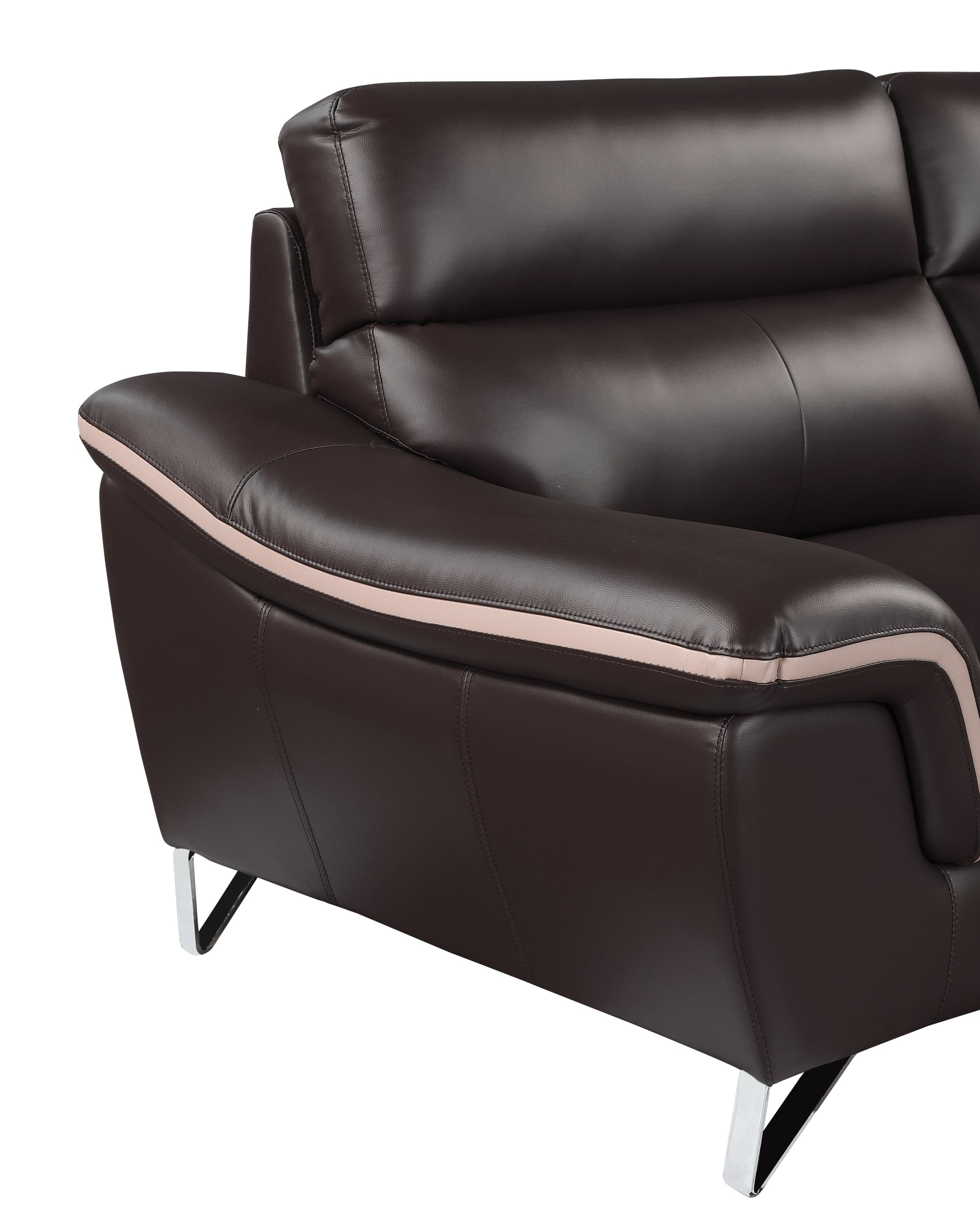 Genuine Leather Loveseat