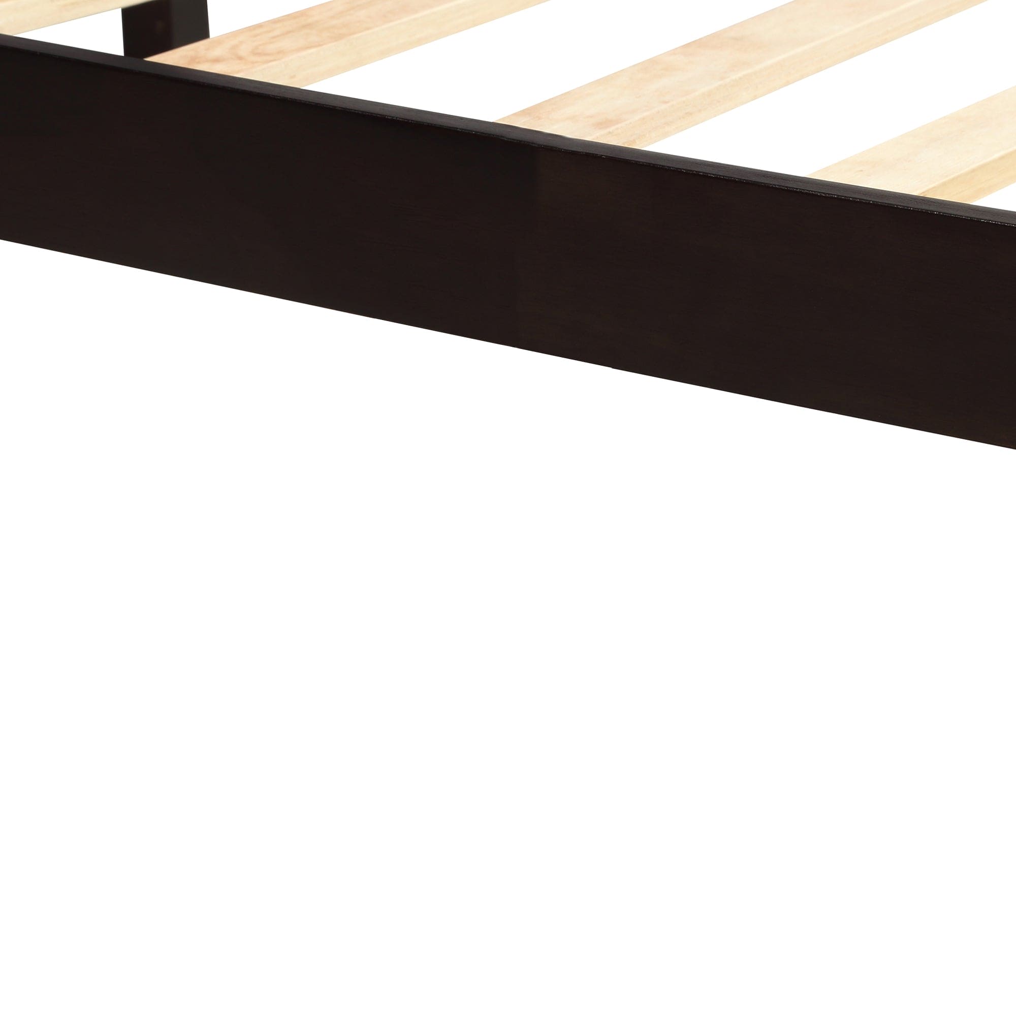 Platform Bed Frame with Headboard, Wood Slat Support, No Box Spring Needed, Queen,Espresso(OLD SKU:WF191420AAP)