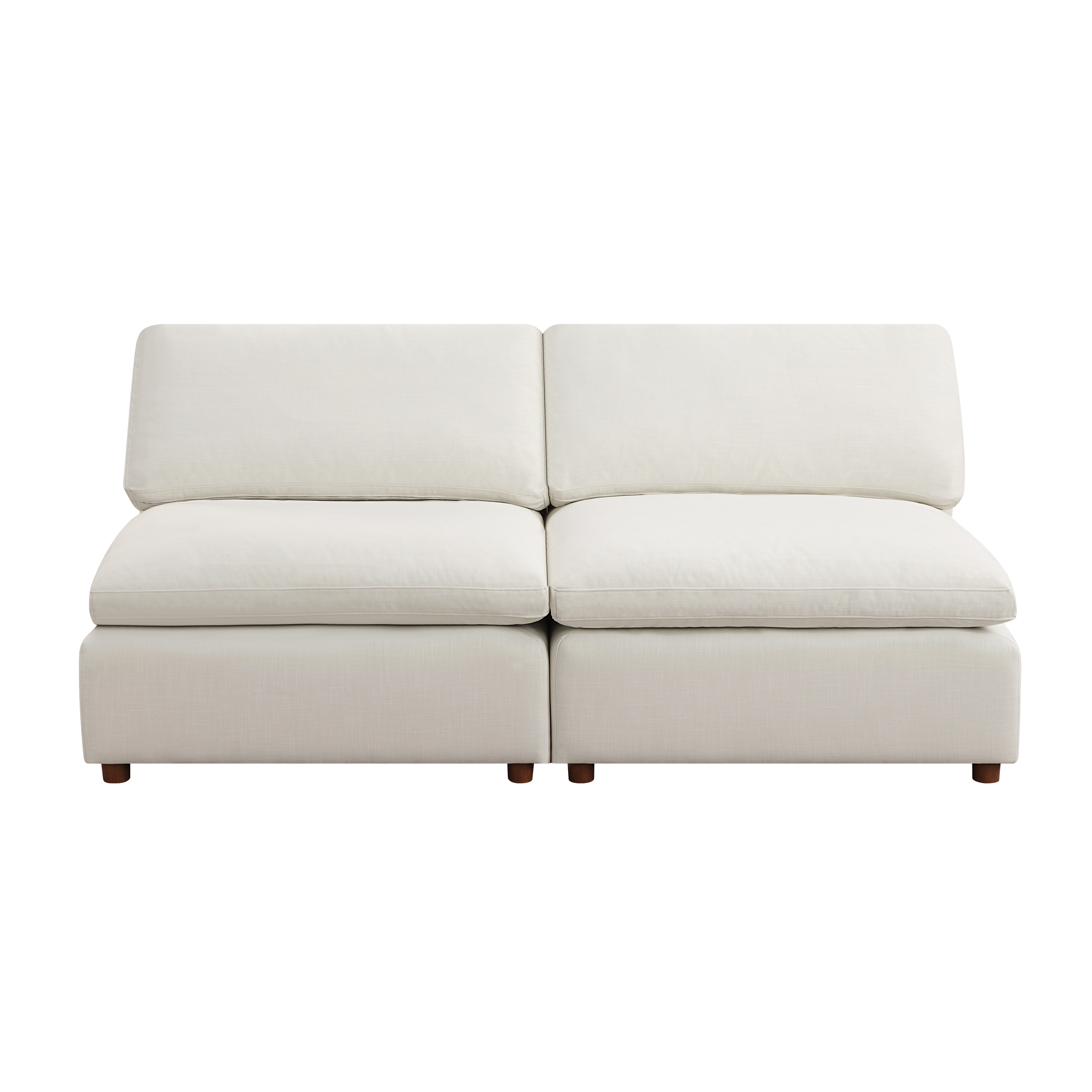 Modern Modular Sectional Sofa Set, Self-customization Design Sofa, White