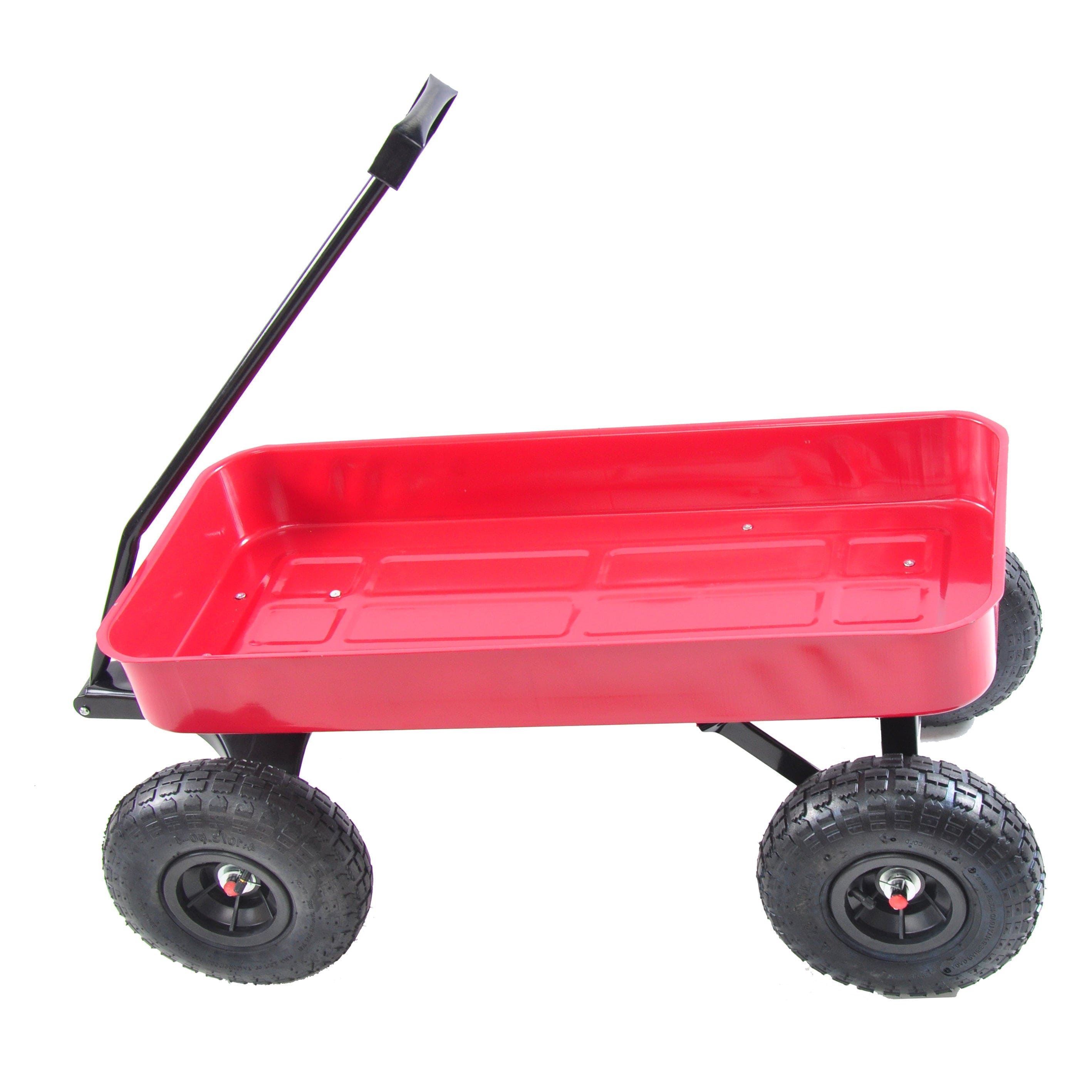 Outdoor Wagon All Terrain Pulling  Air Tires Children Kid Garden