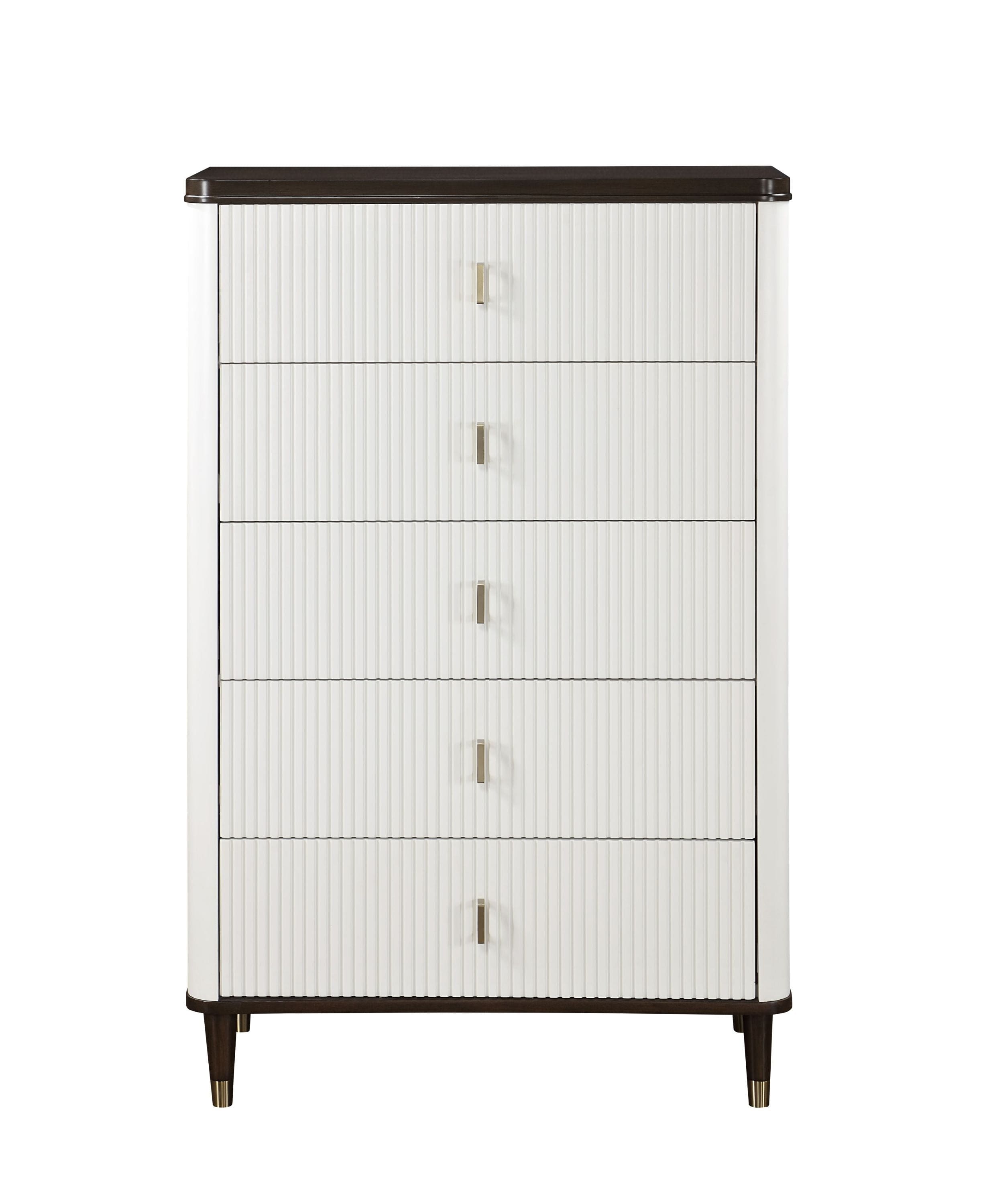 ACME Carena Chest, White & Brown Finish BD02031