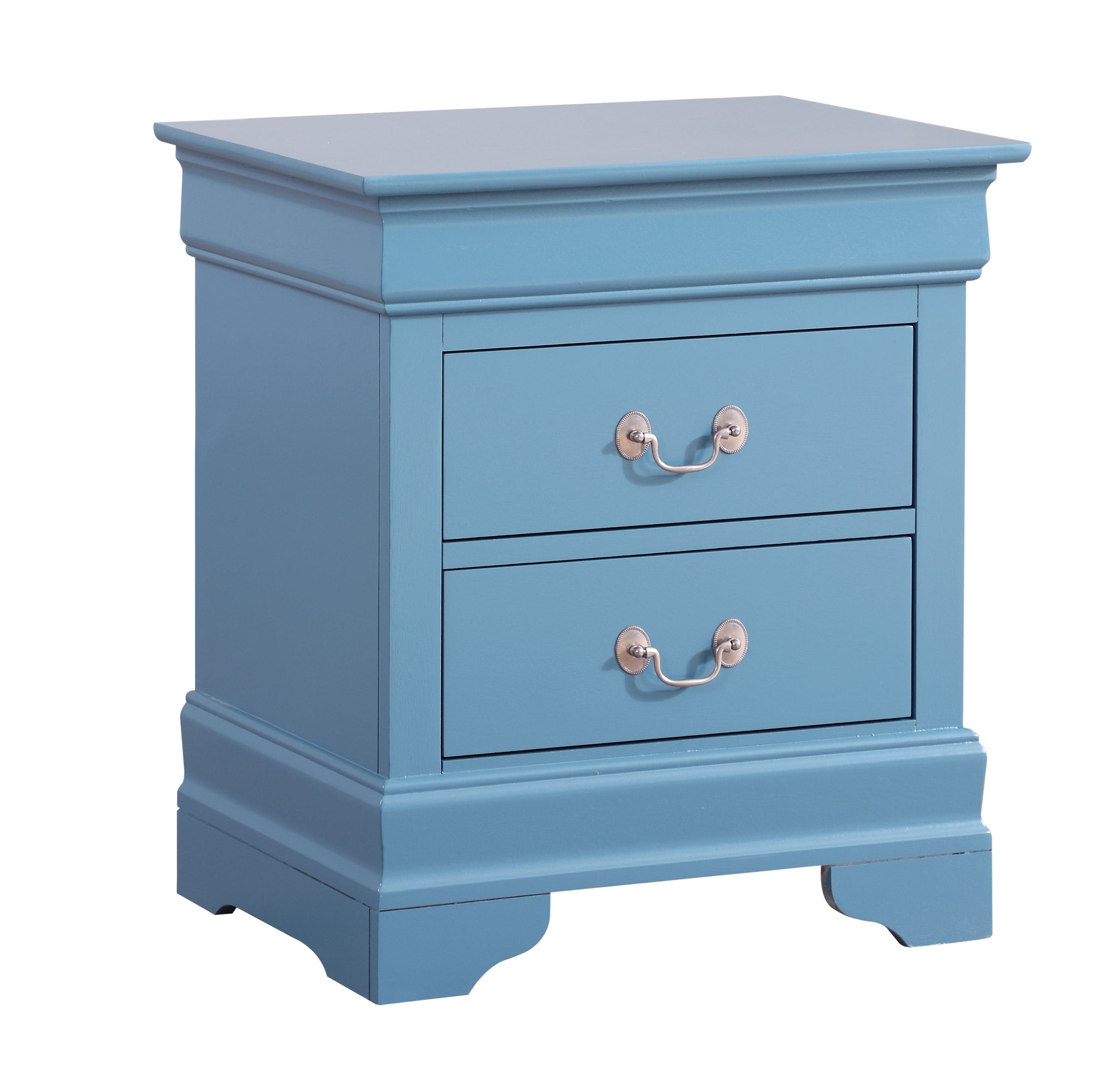 Glory Furniture Louis Phillipe G3180-N Nightstand , Teal