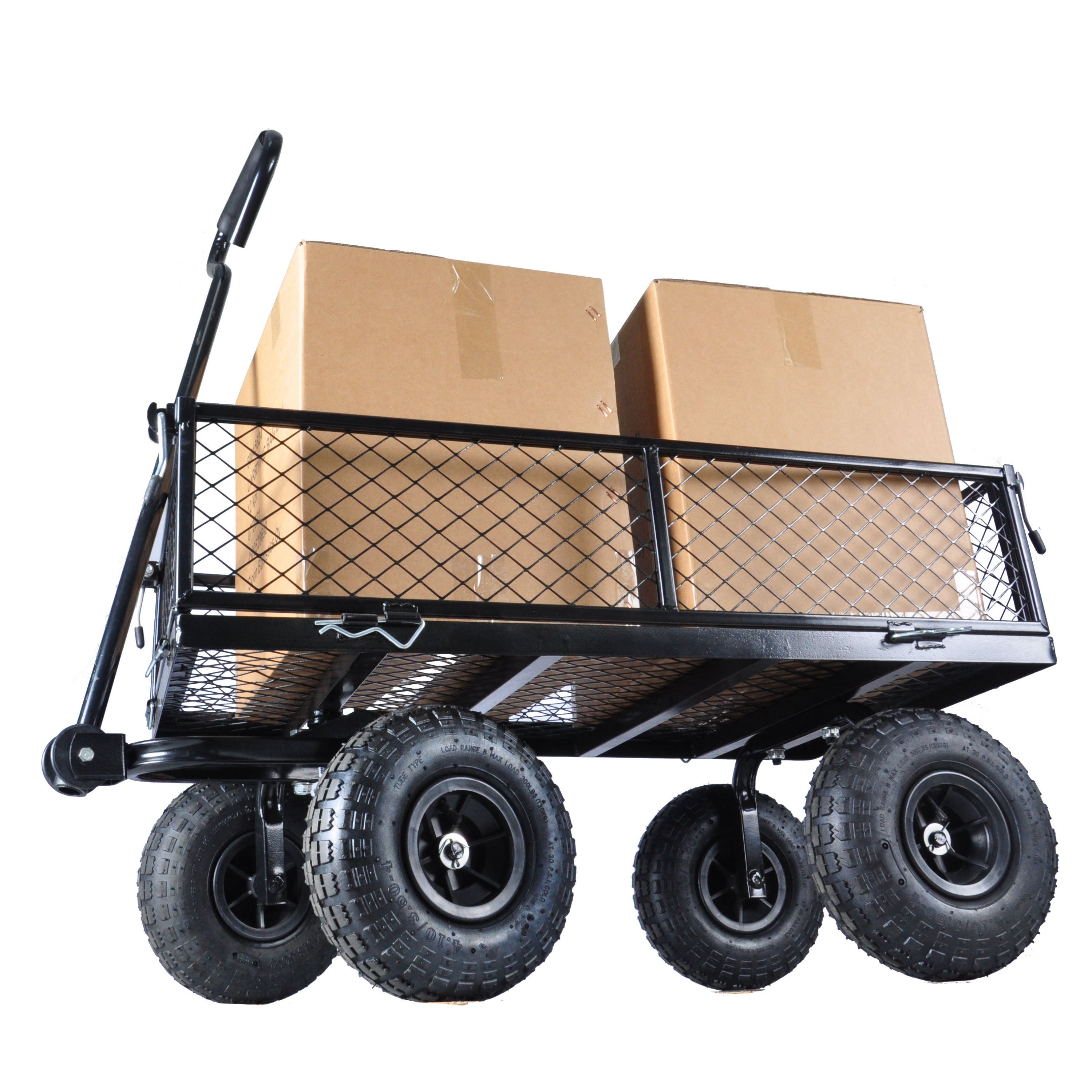 Wagon Cart Garden cart trucks make it easier to transport firewood TC1840BKG