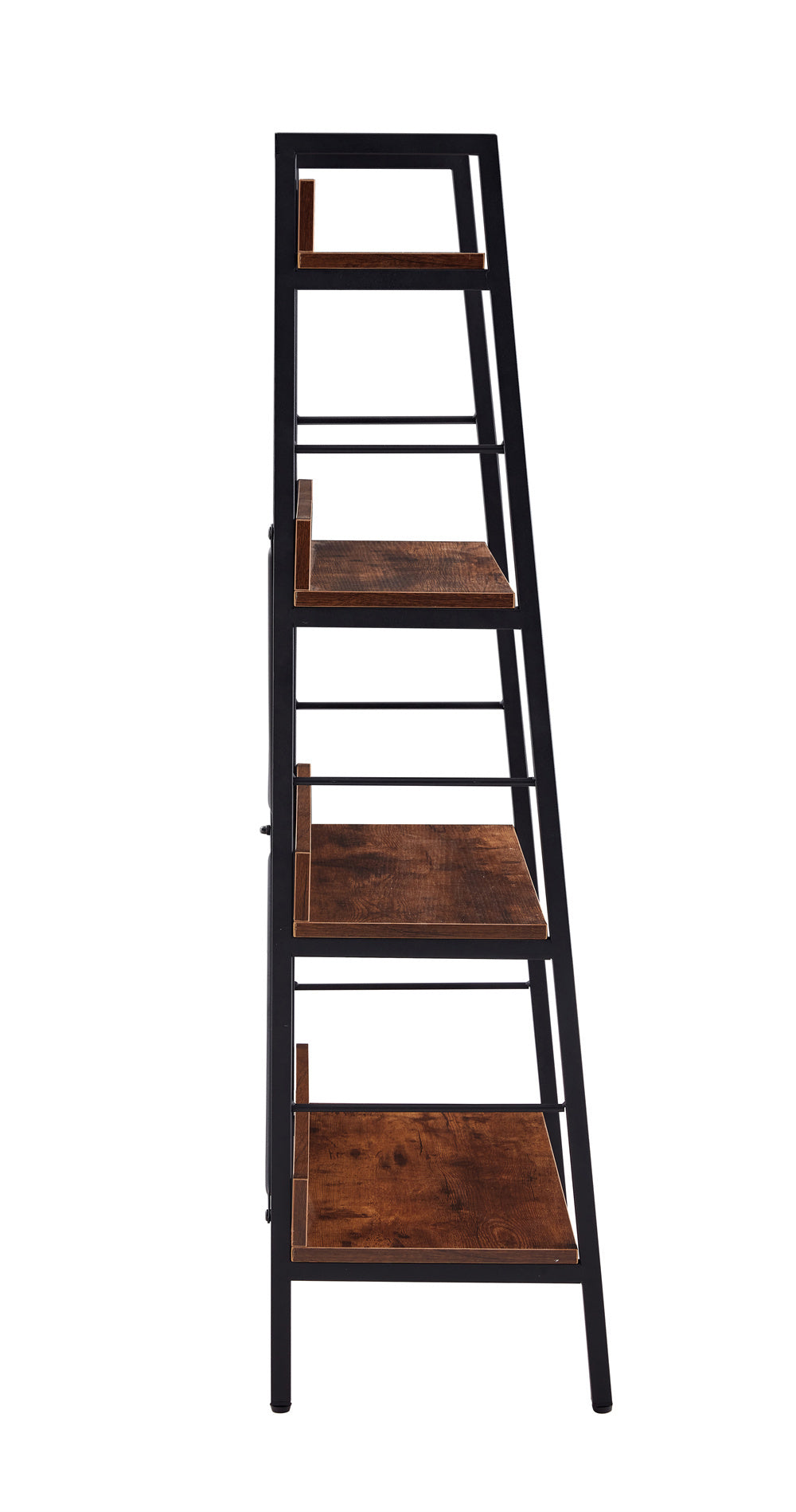 DN 3&4 LAYER DISPLAY BOOKSHELF H LADDER SHELF STORAGE SHELVES RACK SHELF UNIT METAL FRAME, TIGGER, 2 pc per 2 cartons