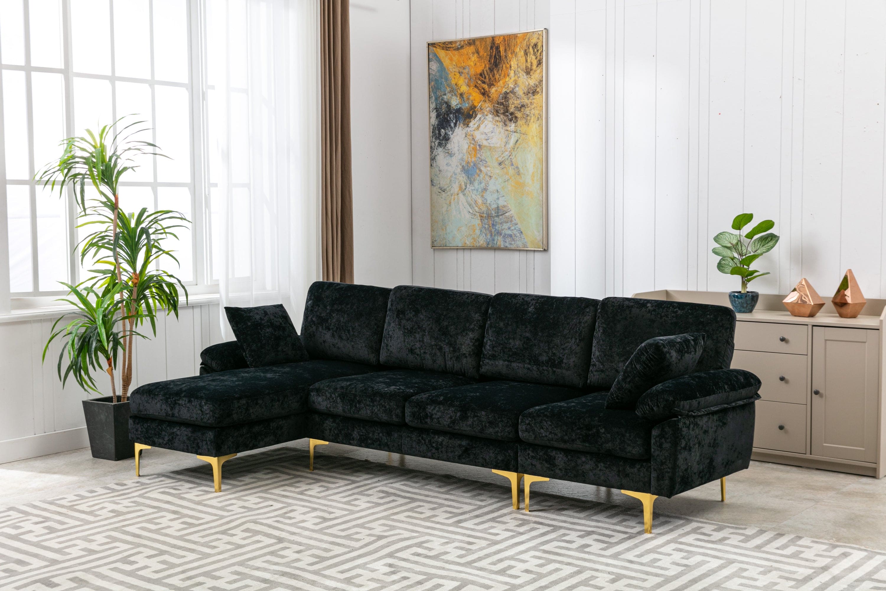 COOLMORE Accent sofa /Living room sofa sectional  sofa