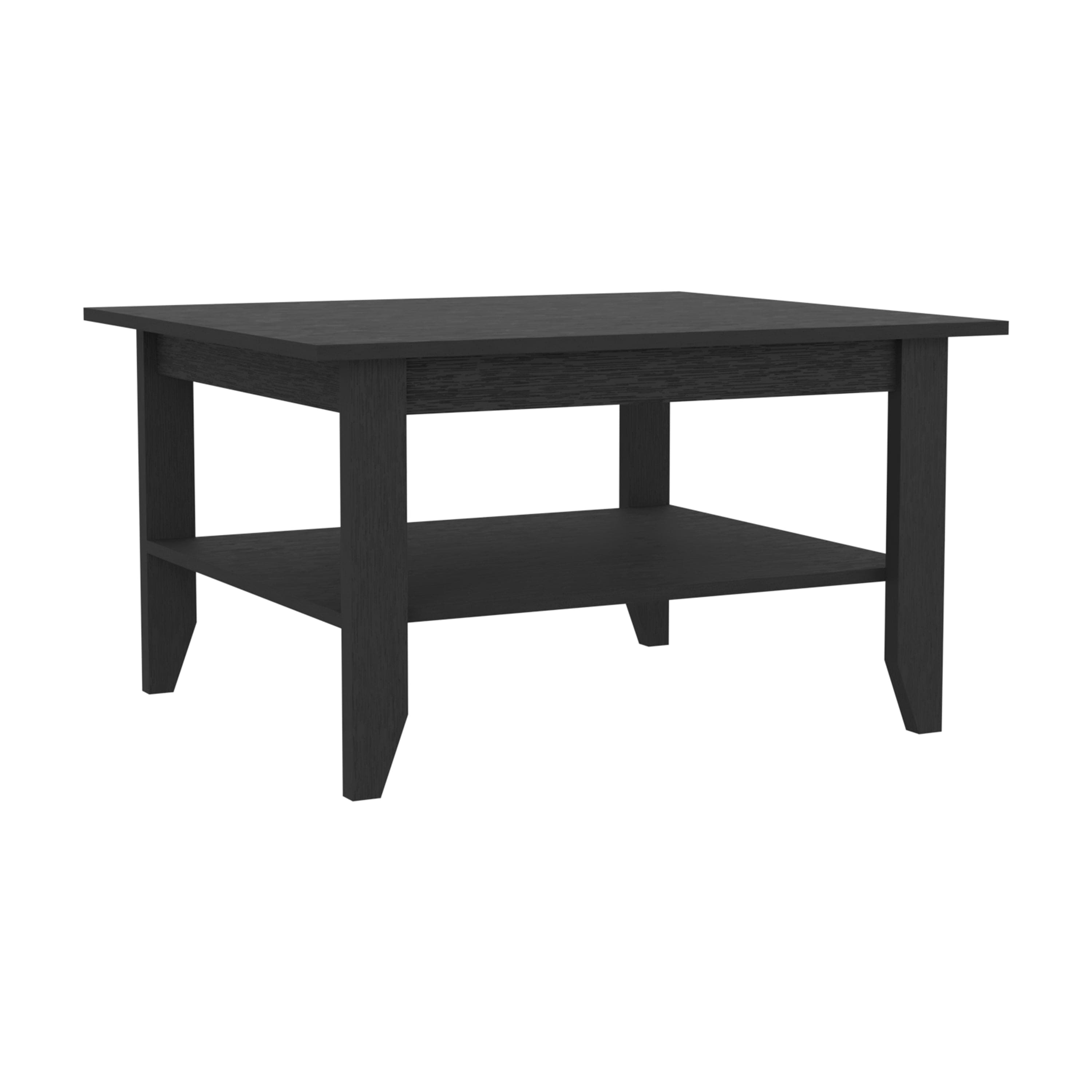 Coffee Table San Jose, One Shelf, Black Wengue Finish