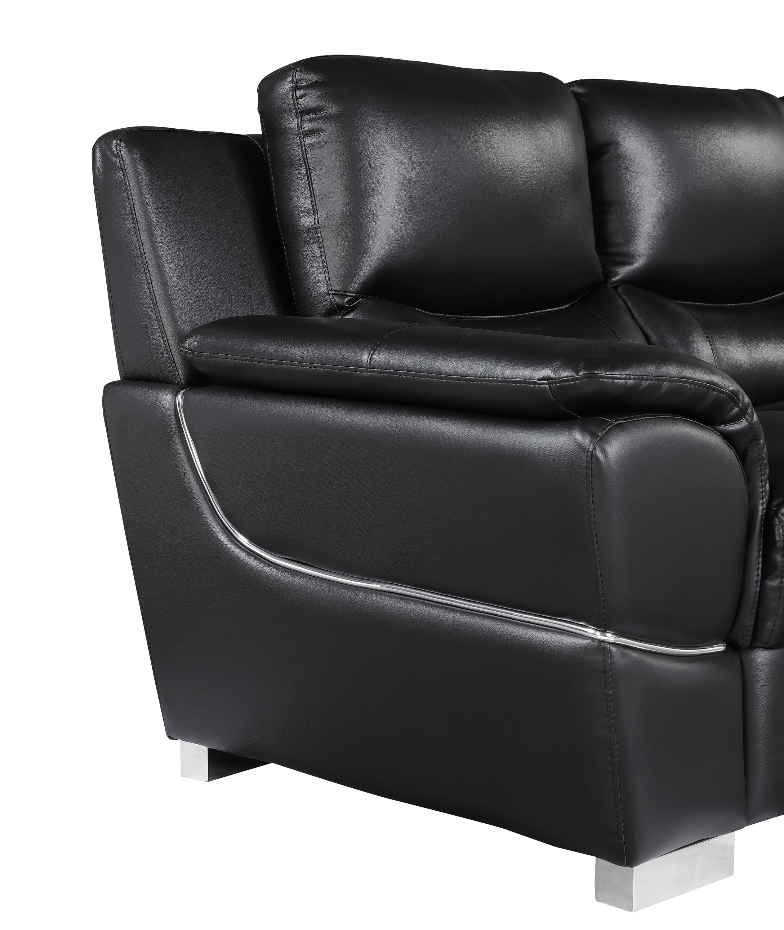 Genuine Leather Loveseat