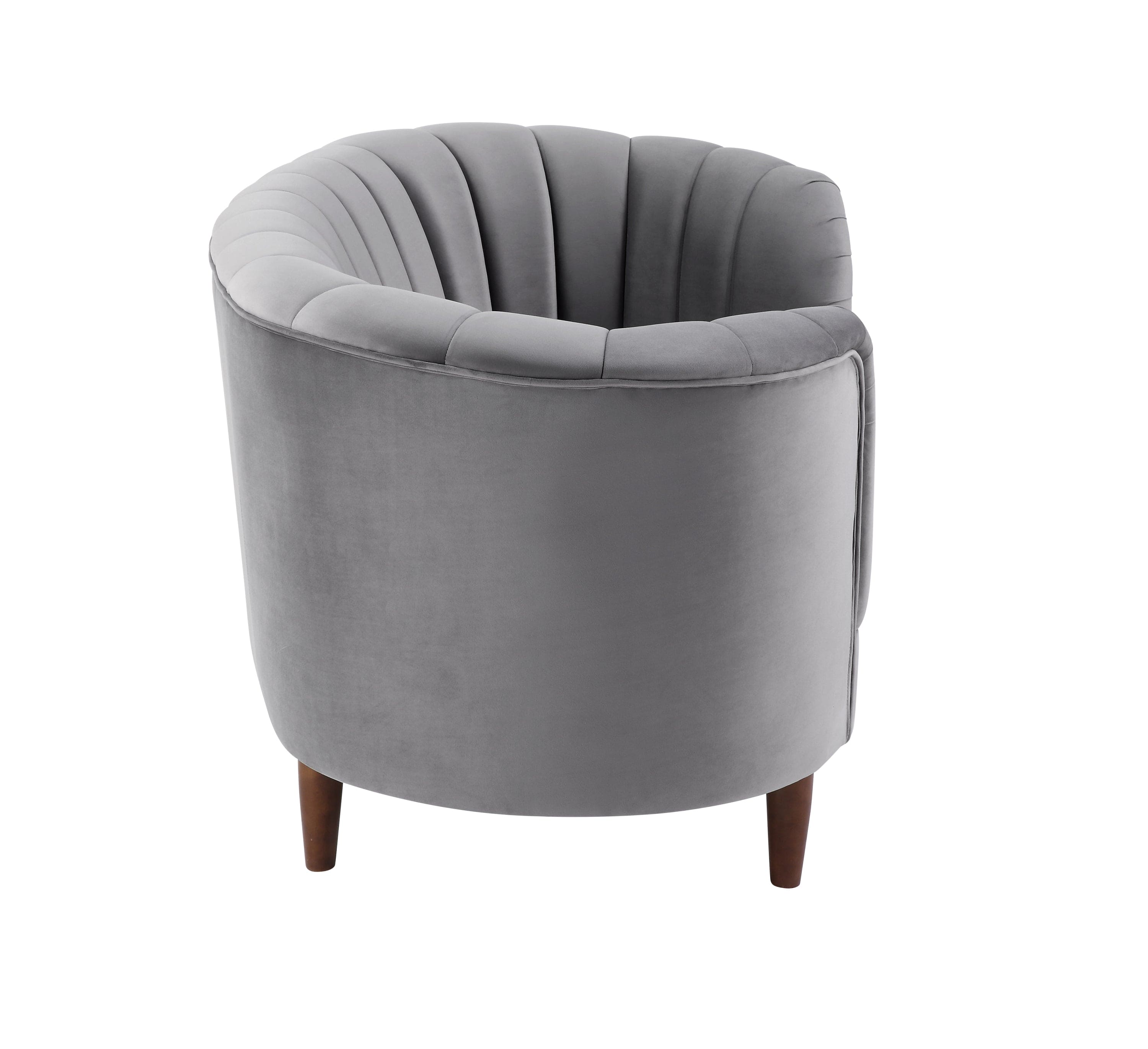 ACME Millephri Loveseat  in Gray Velvet LV00167