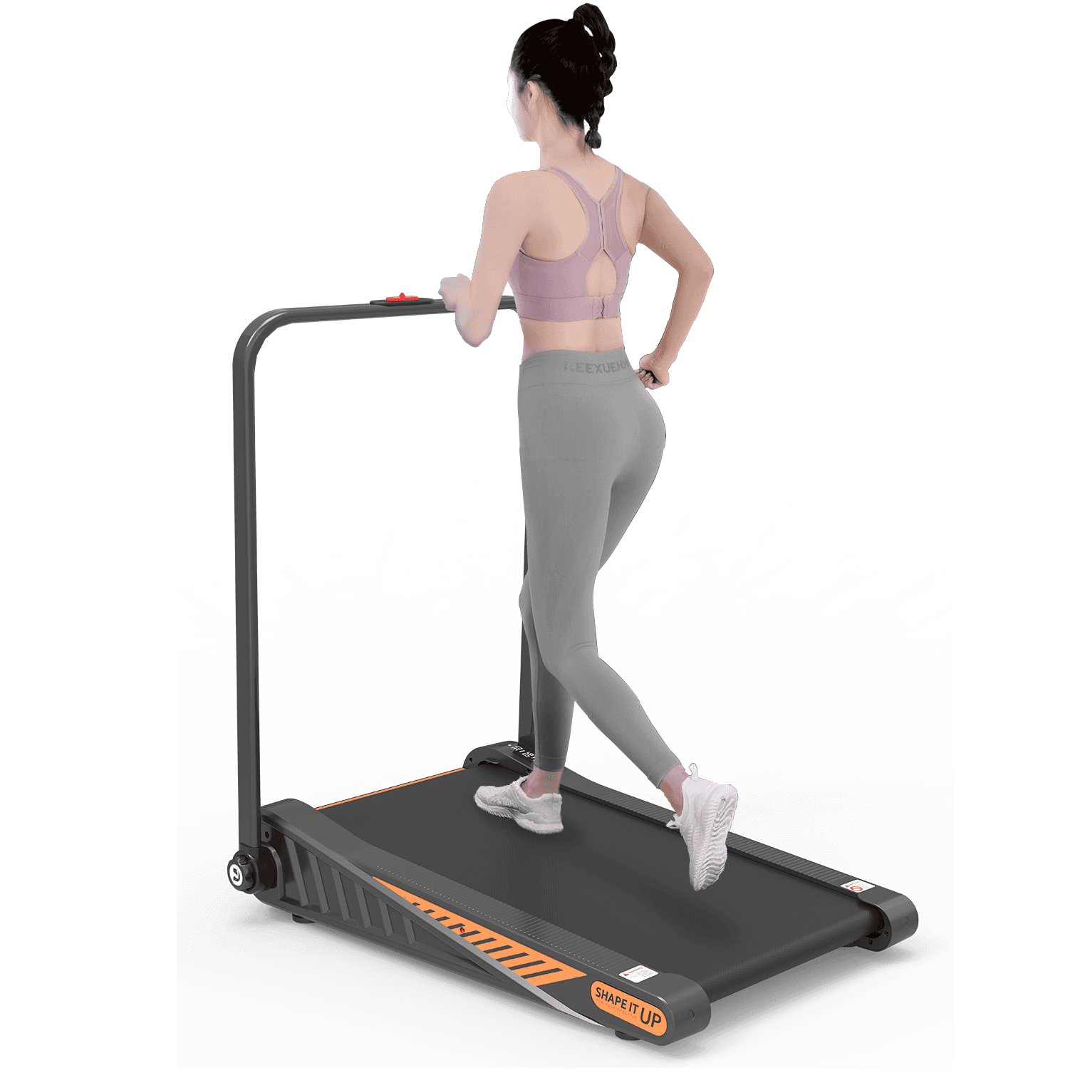 Under Desk Walking Pad, Treadmill 8% Incline 2.5HP 280LBS with Remote Control