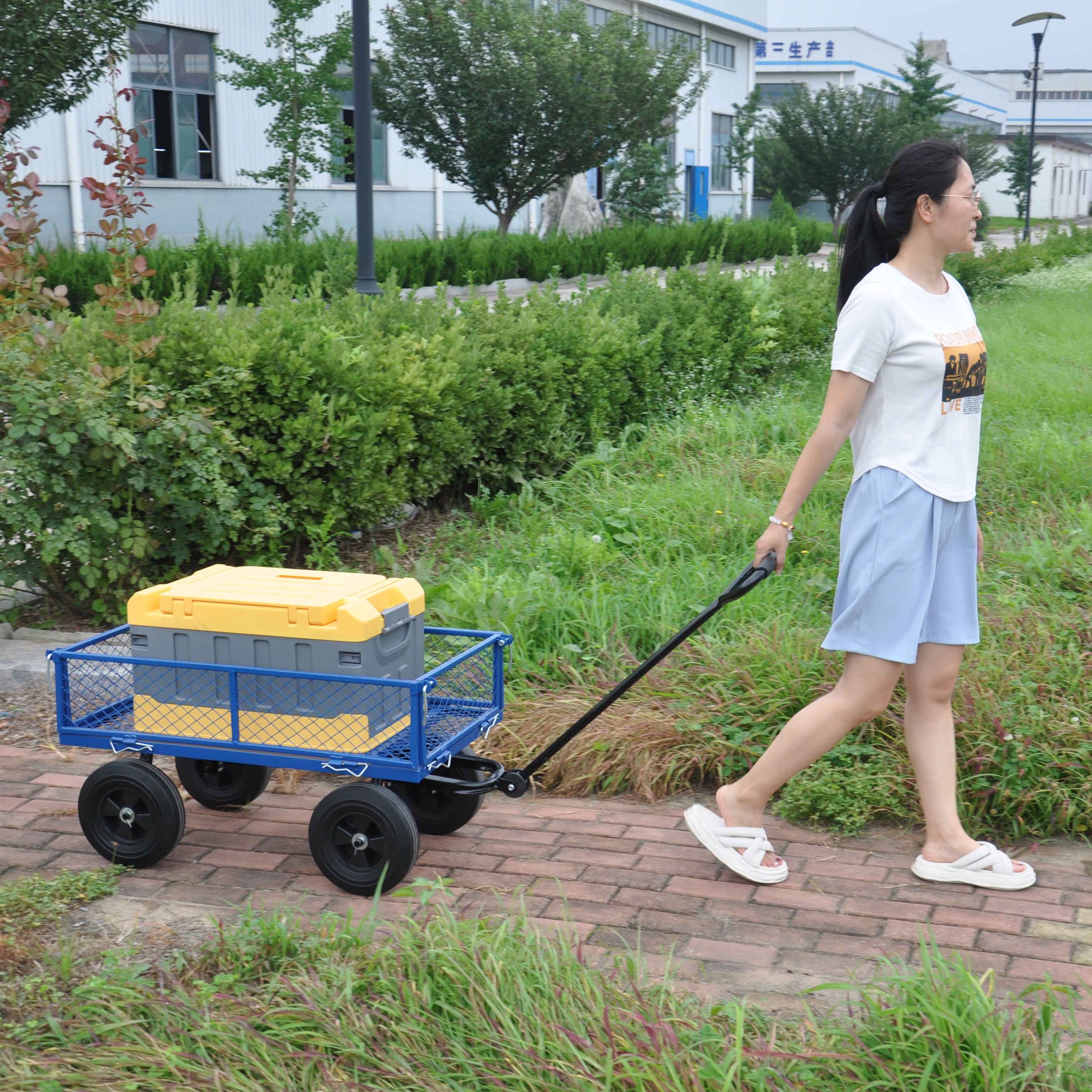 Tools cart Wagon Cart Garden cart trucks make it easier to transport firewood