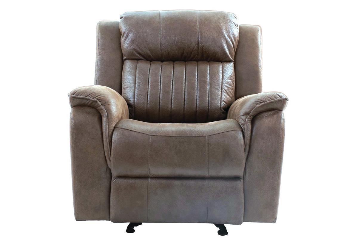 Contemporary Power Motion Glider Recliner Chair 1pc Living Room Furniture Dark Coffee Breathable Leatherette