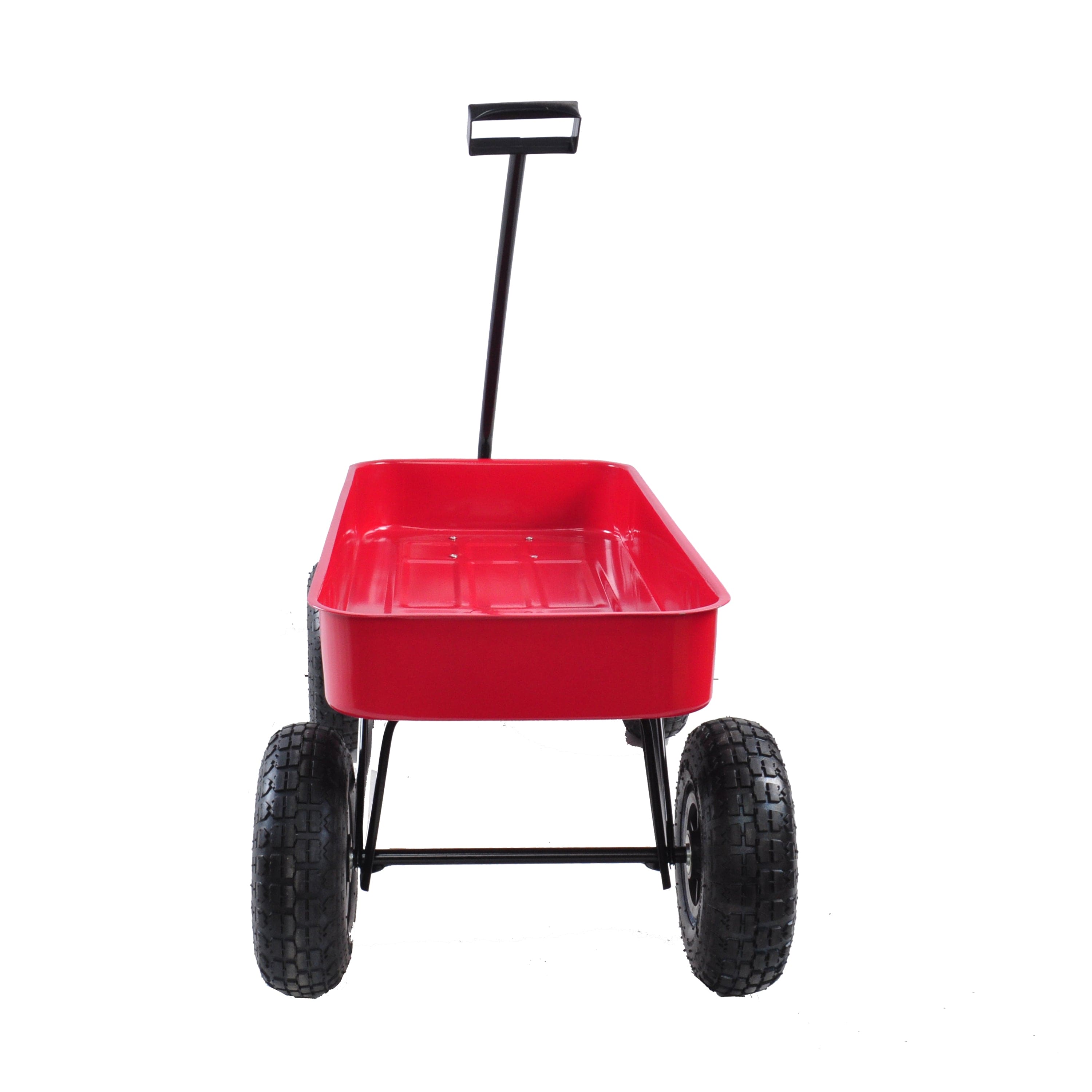 Outdoor Wagon All Terrain Pulling  Air Tires Children Kid Garden