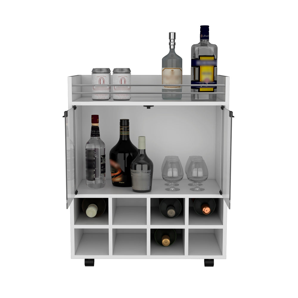 Bar Cart Philadelphia, Living Room, White