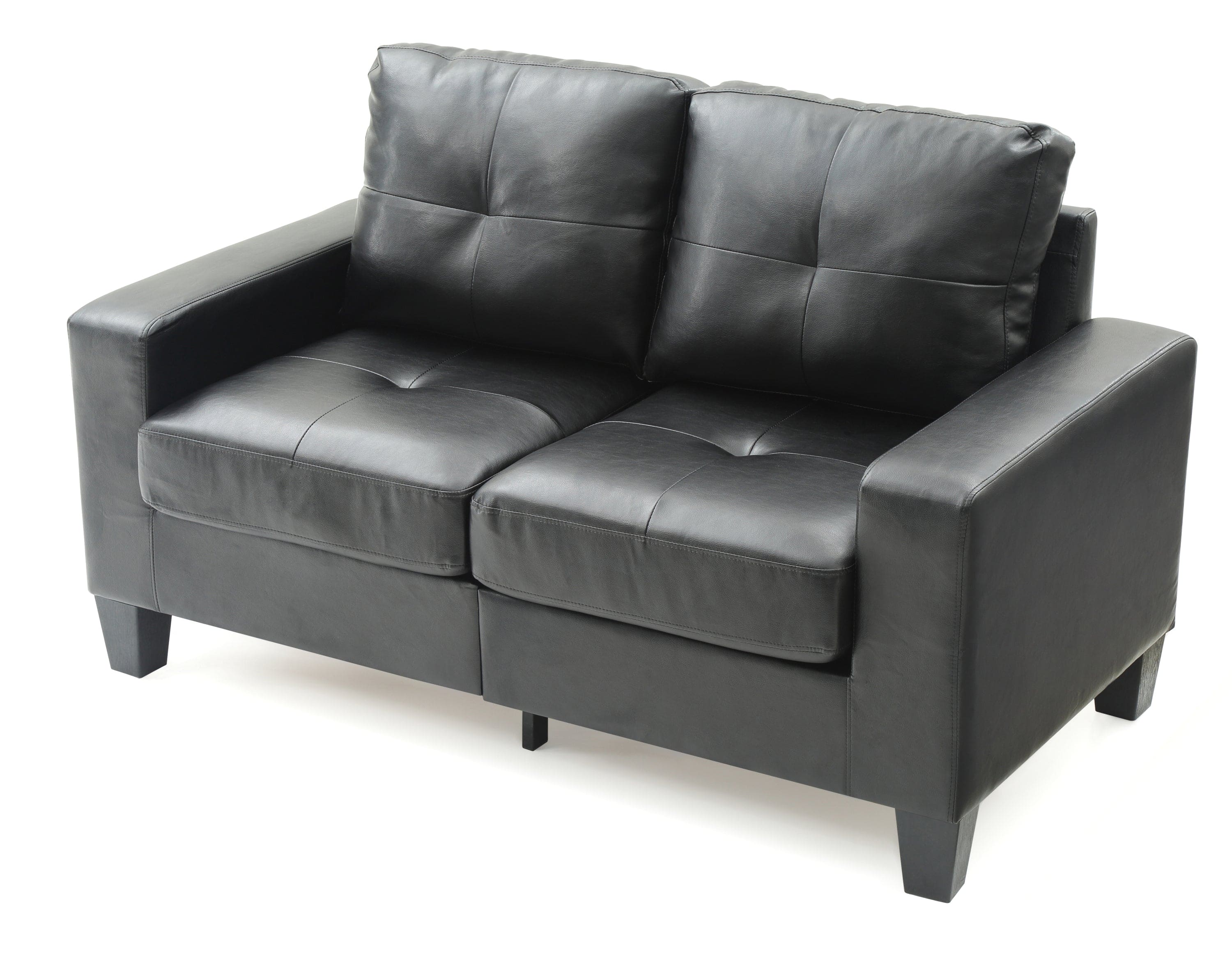 Glory Furniture Newbury G463A-L Newbury Modular Loveseat , BLACK