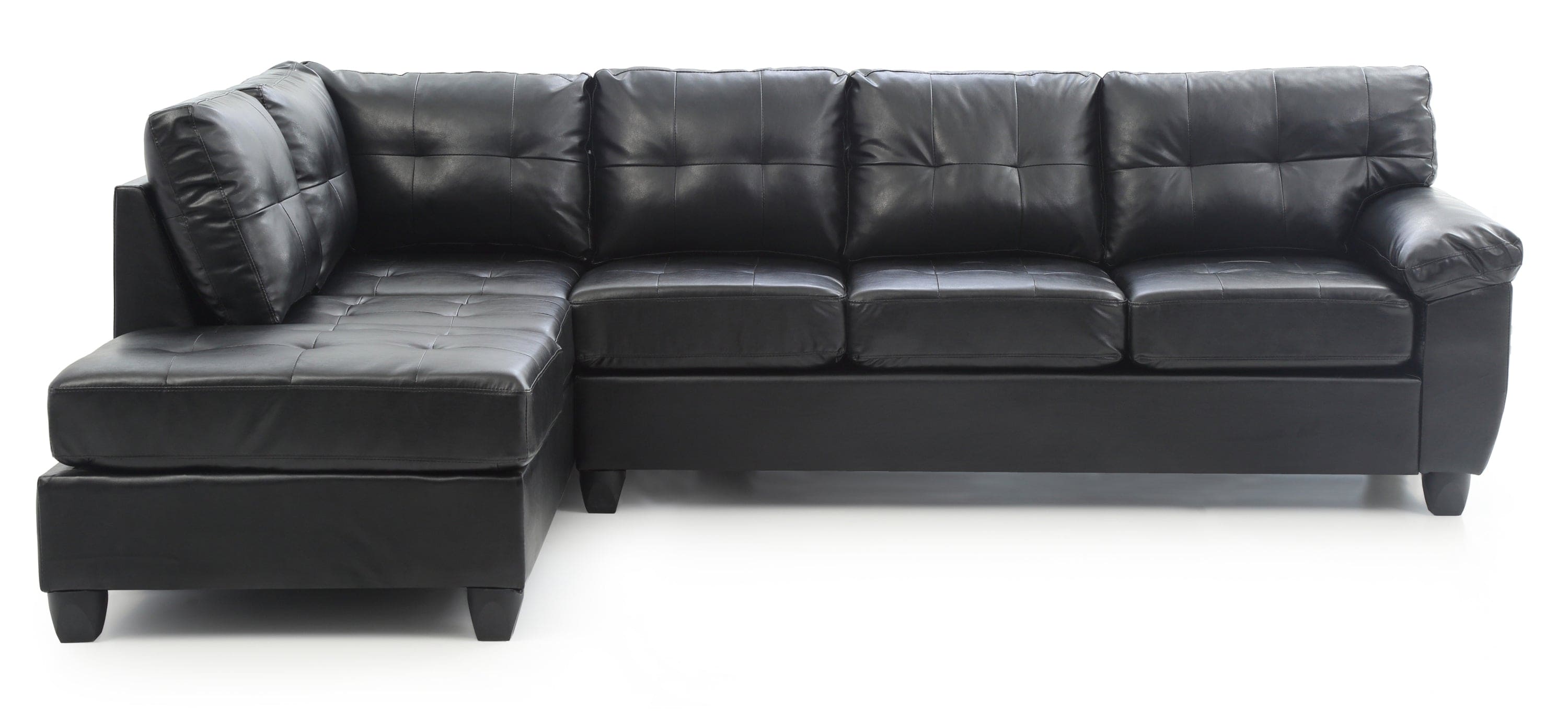 Glory Furniture Gallant G903B-SC Sectional , BLACK