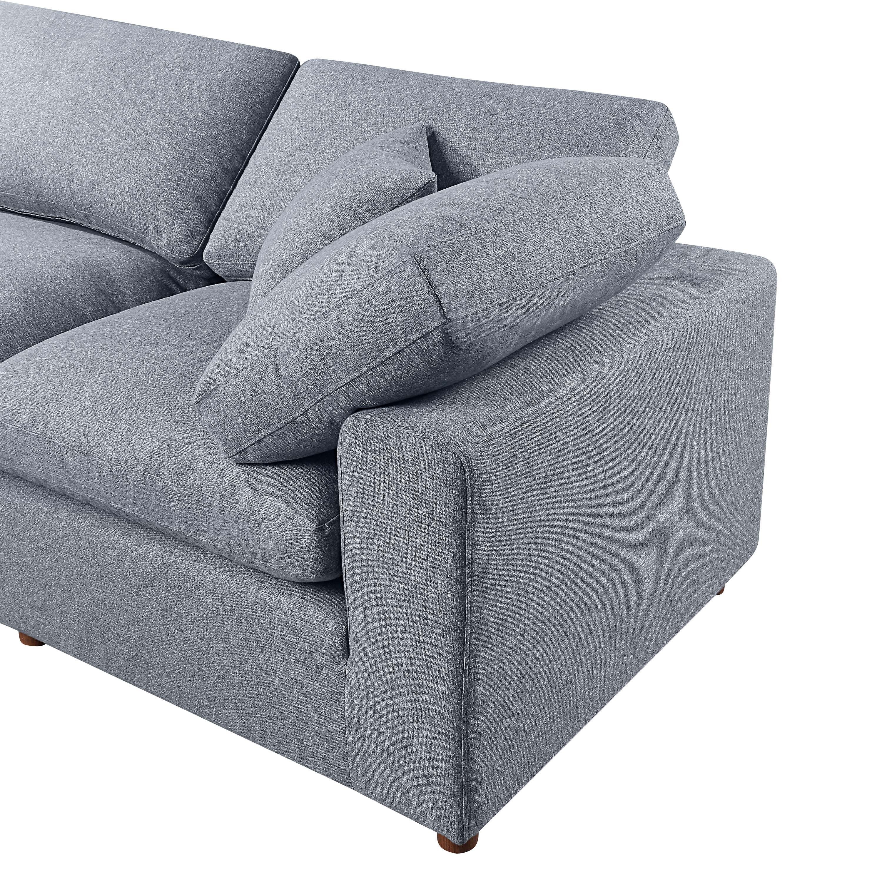 Modern Modular Sectional Sofa Set, Self-customization Design Sofa, Grey