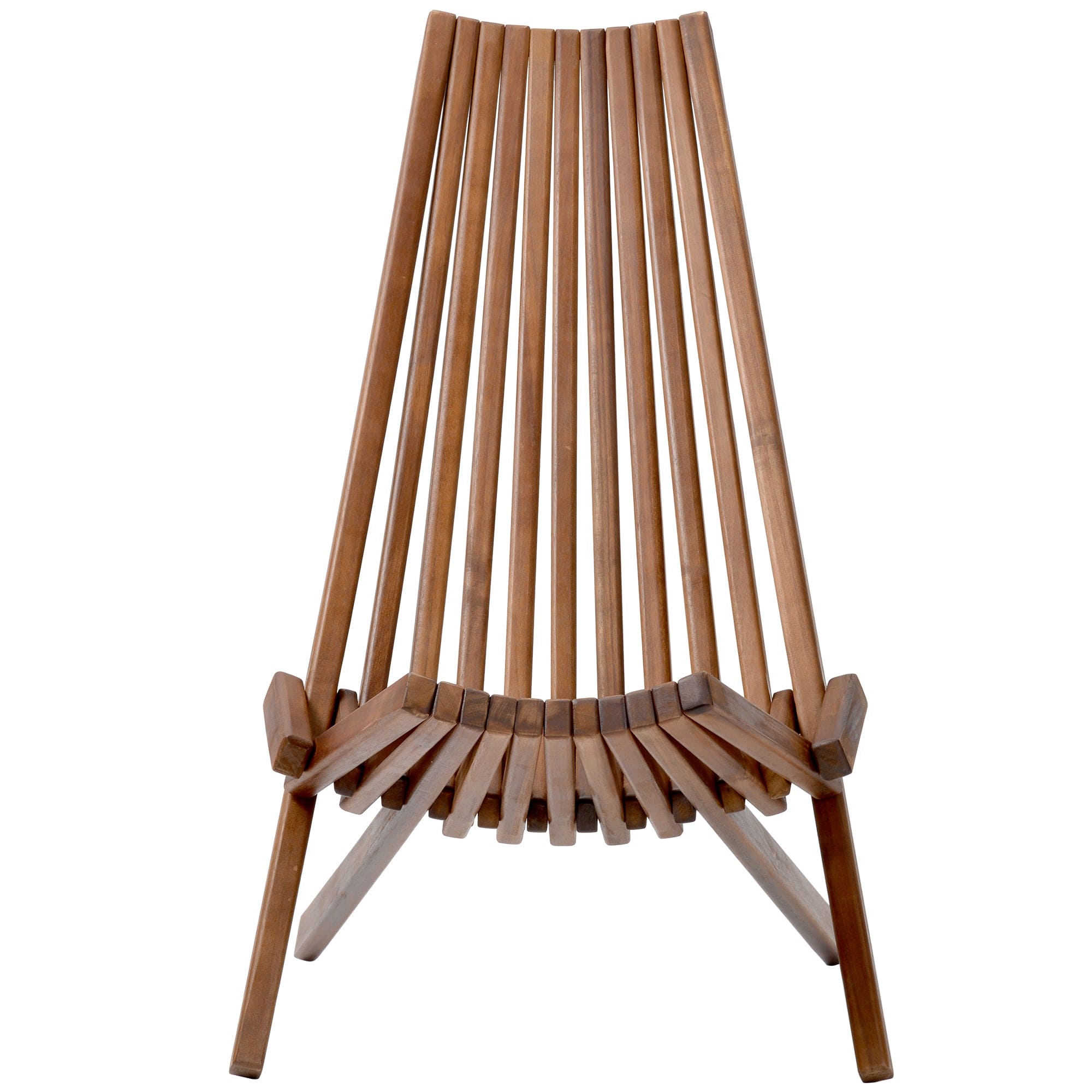 Folding wood chair