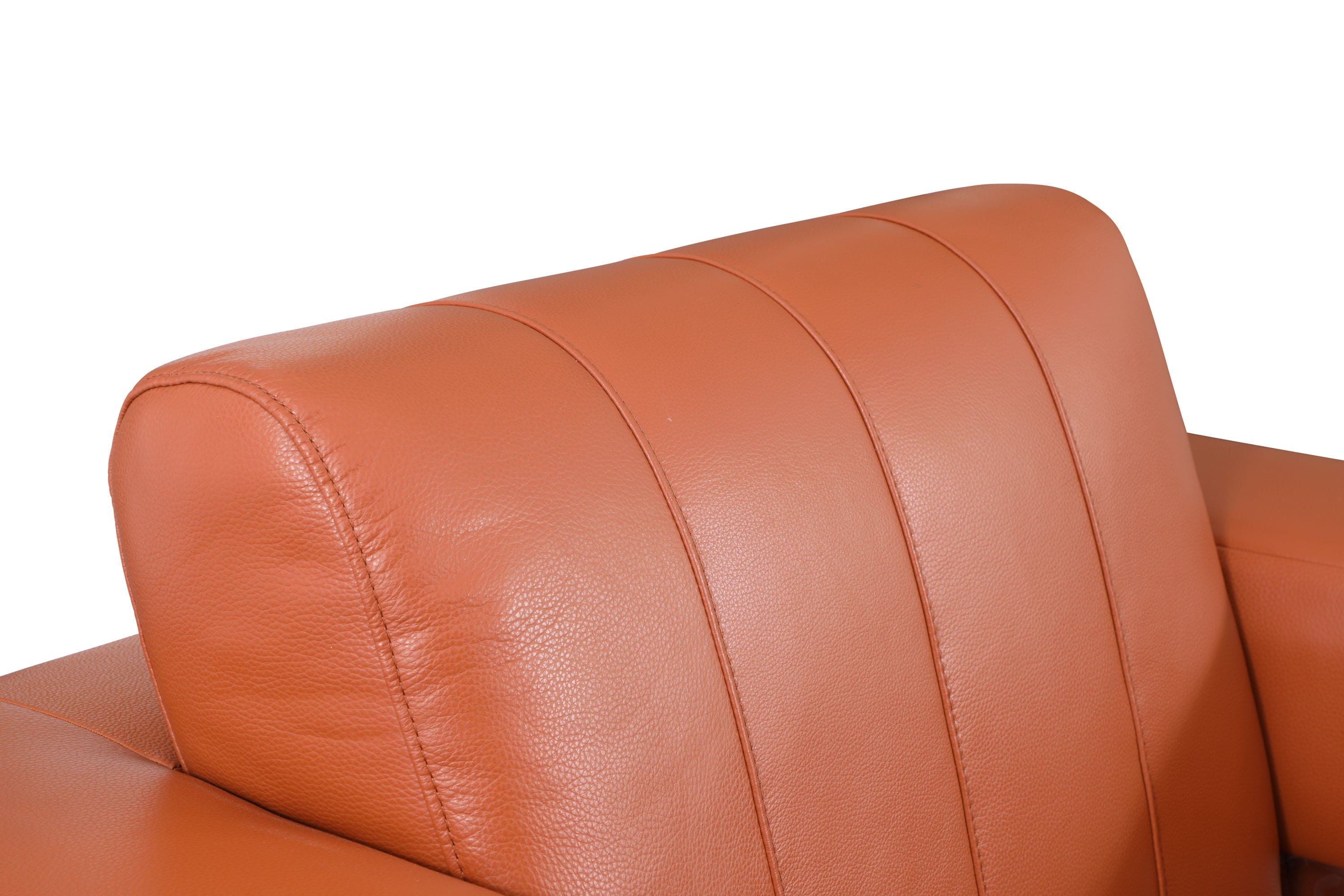 Global United Top Grain Italian Leather  Loveseat