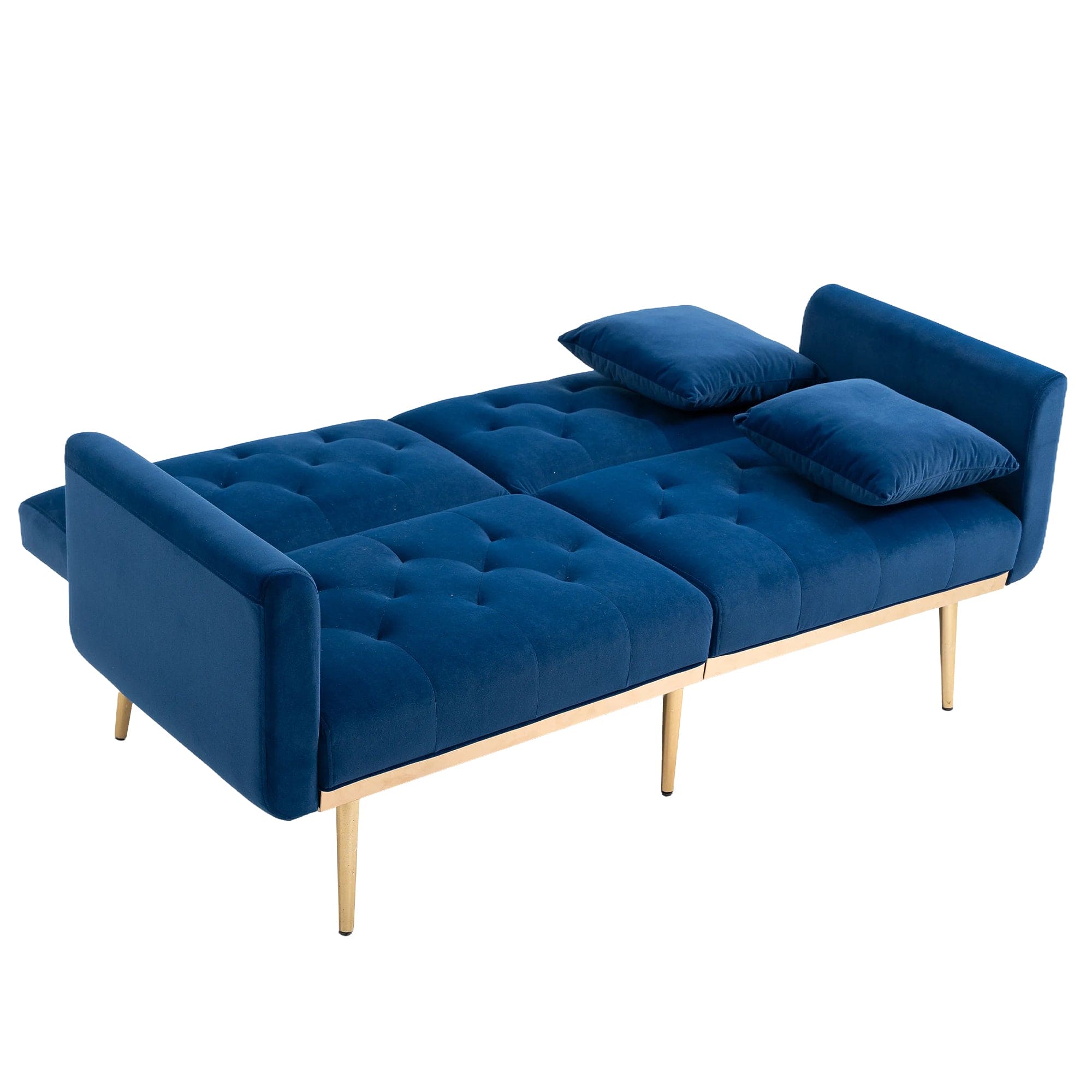 COOLMORE  Velvet  Sofa , Accent sofa .loveseat sofa with metal  feet