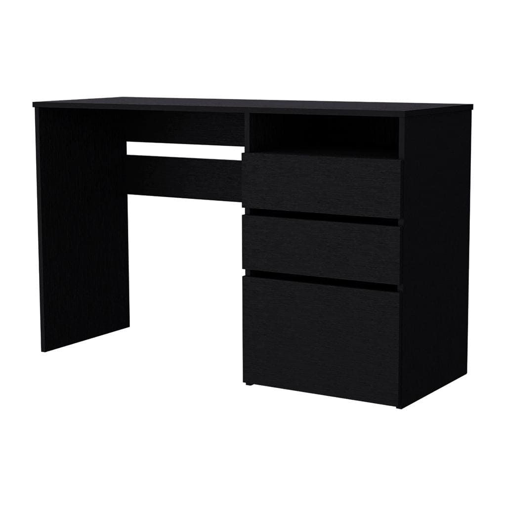 Computer Desk San Diego, One Shelf, Black Wengue Finish