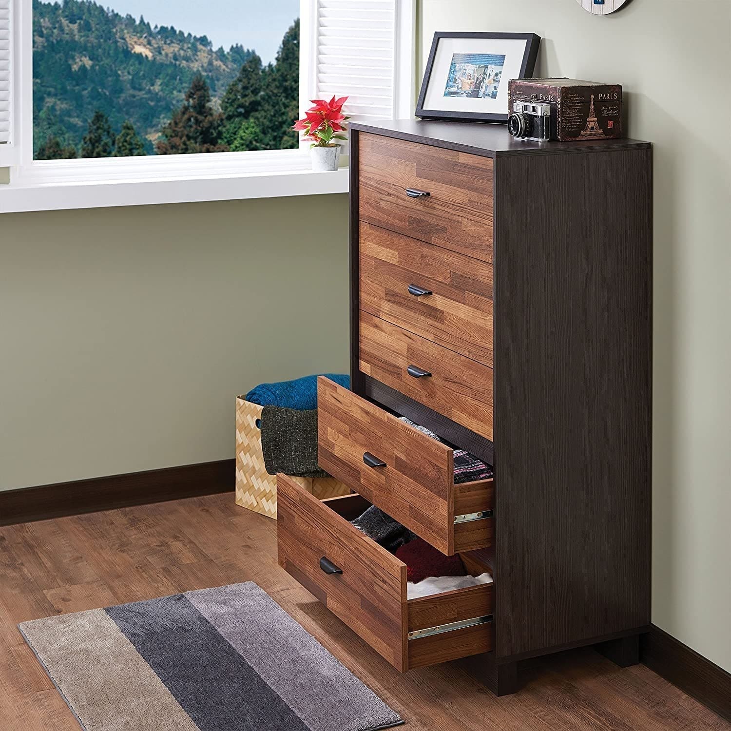 ACME Eloy Chest in Walnut & Espresso 97366