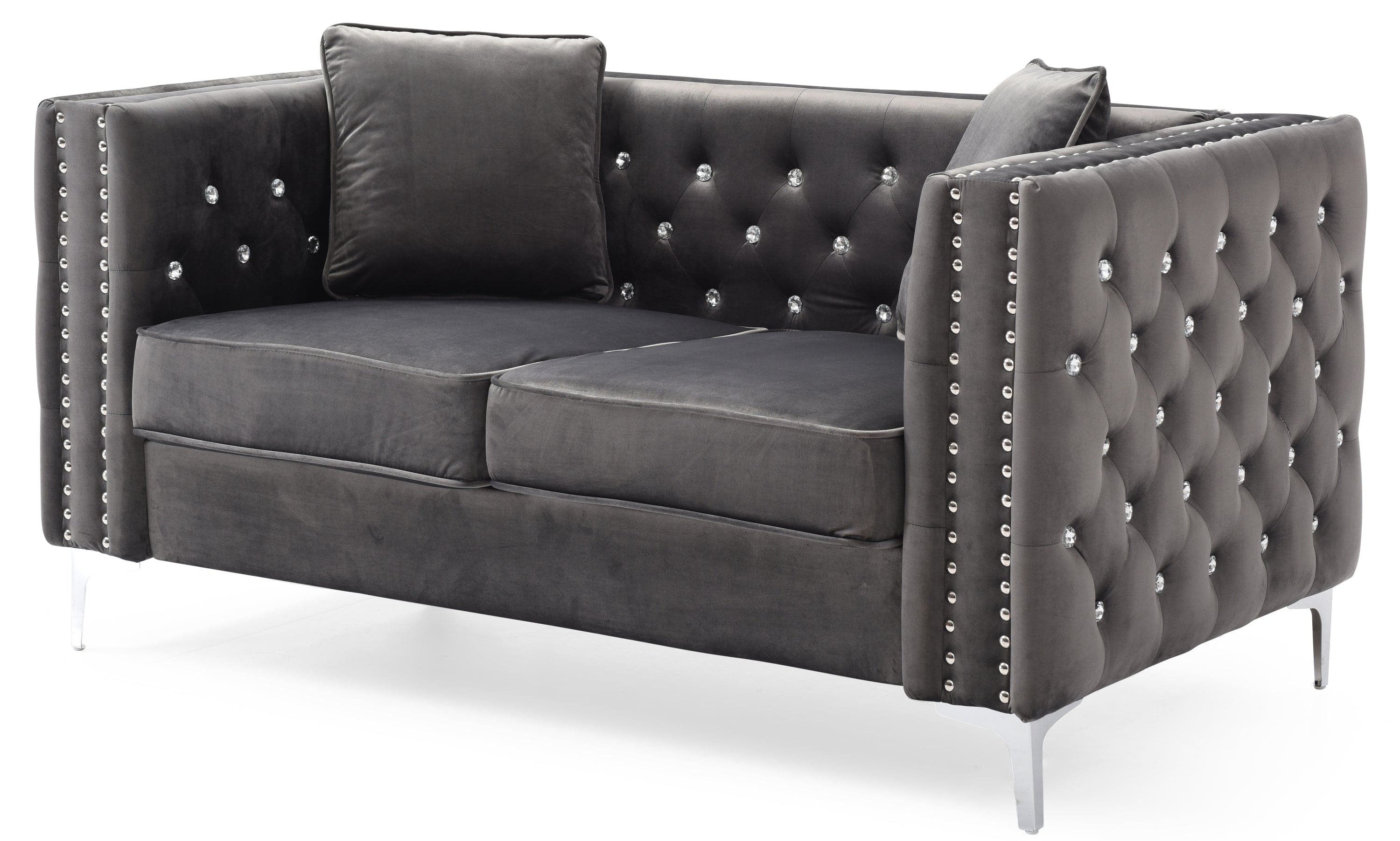 Glory Furniture Paige G822A-L Loveseat , GRAY