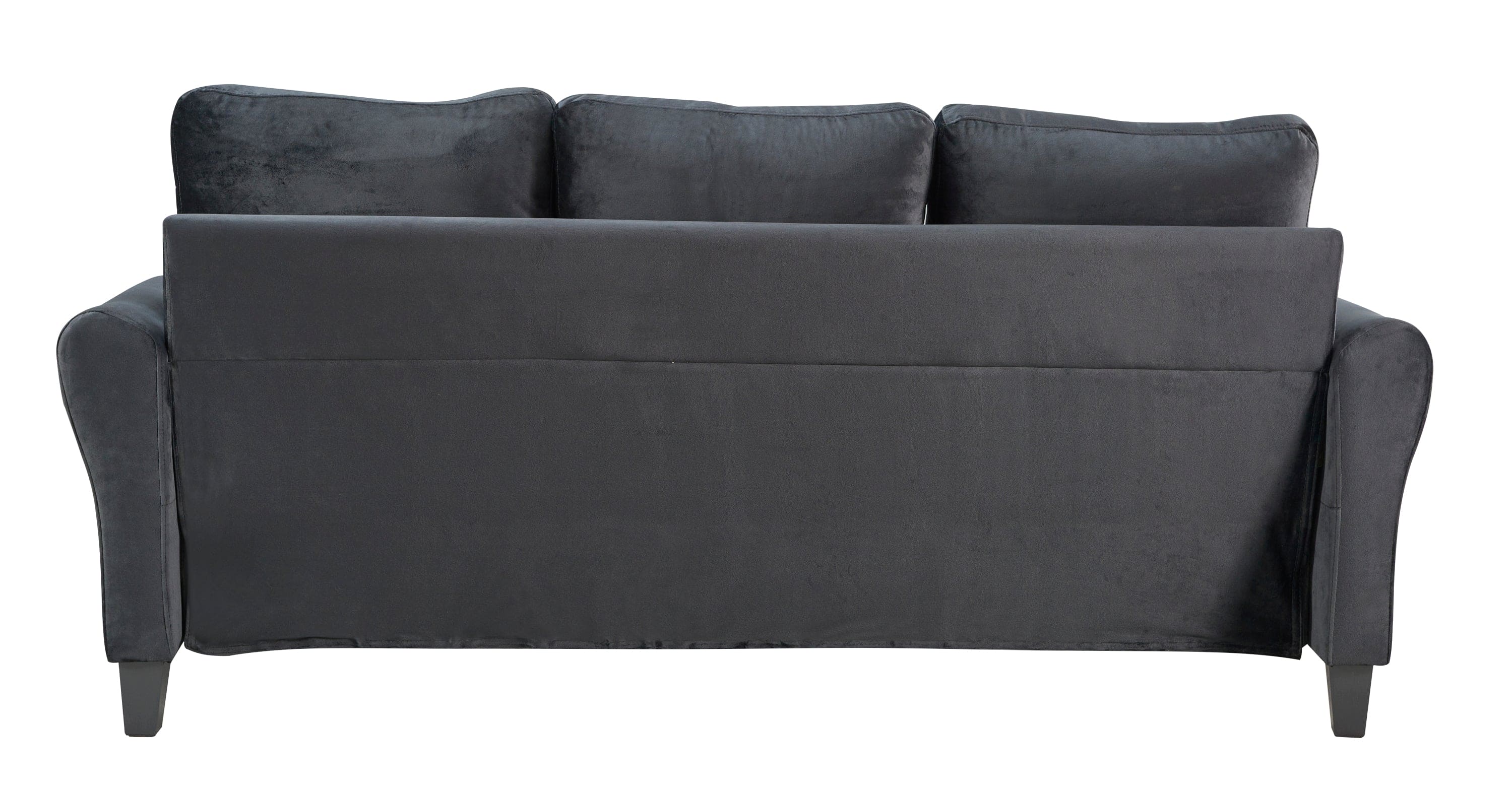 [video] Modern Velvet Couch with 2 Pillow, 78 Inch Width Living Room Furniture, 3 Seater Sofa with Plastic Legs