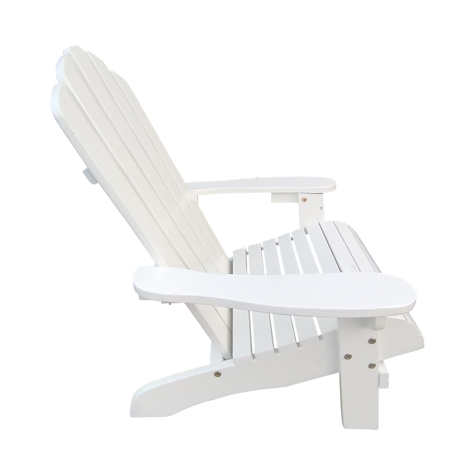 Outdoor or indoor Wood children Adirondack chair,white